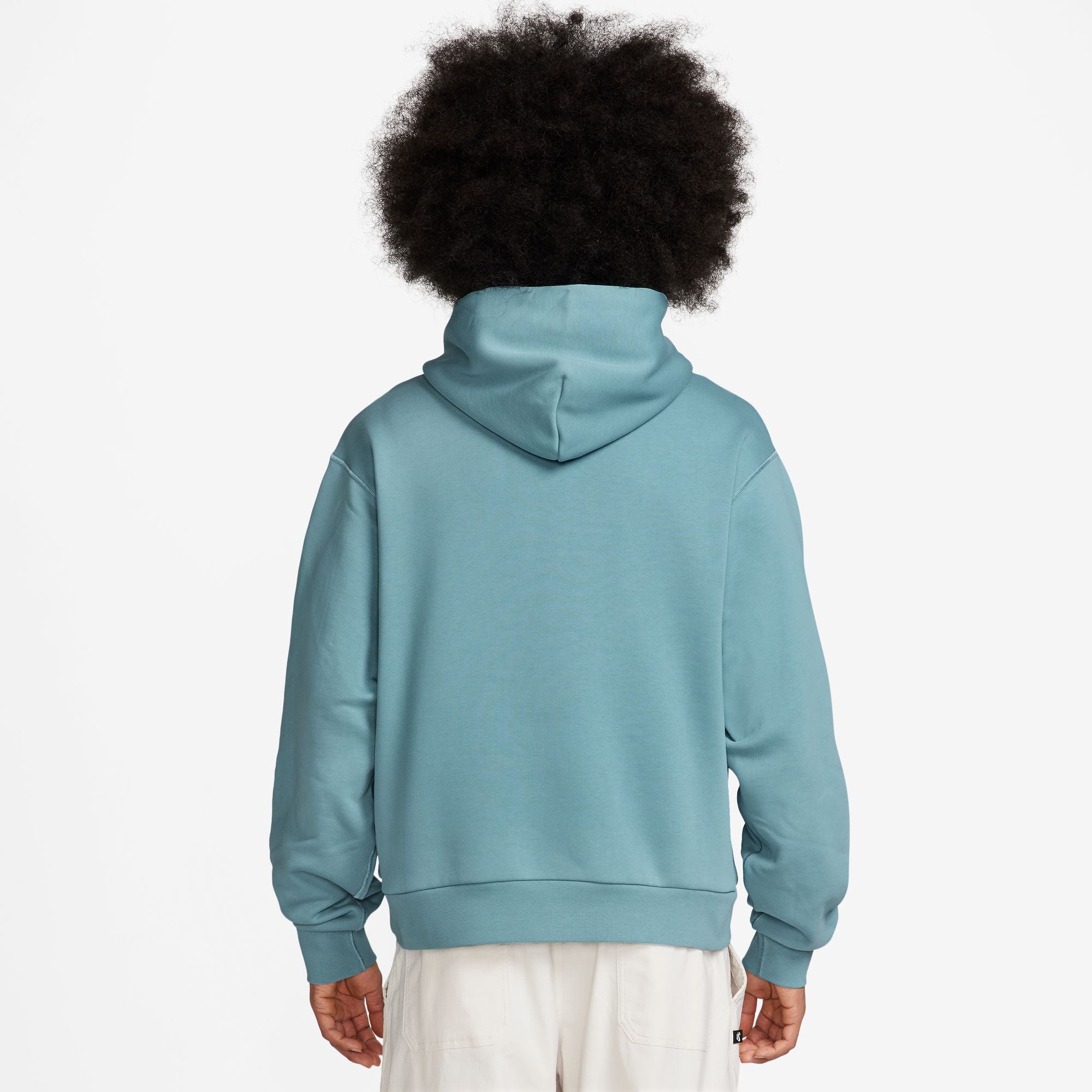 Nike SB Essential Hooded Sweatshirt - Denim Turquoise/White