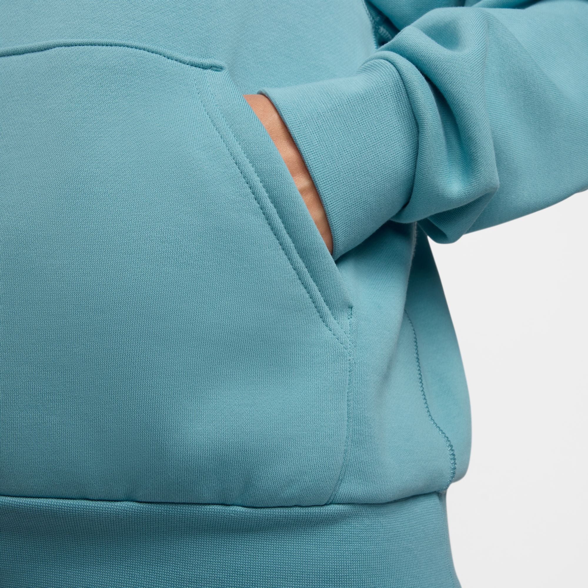 Nike SB Essential Hooded Sweatshirt - Denim Turquoise/White