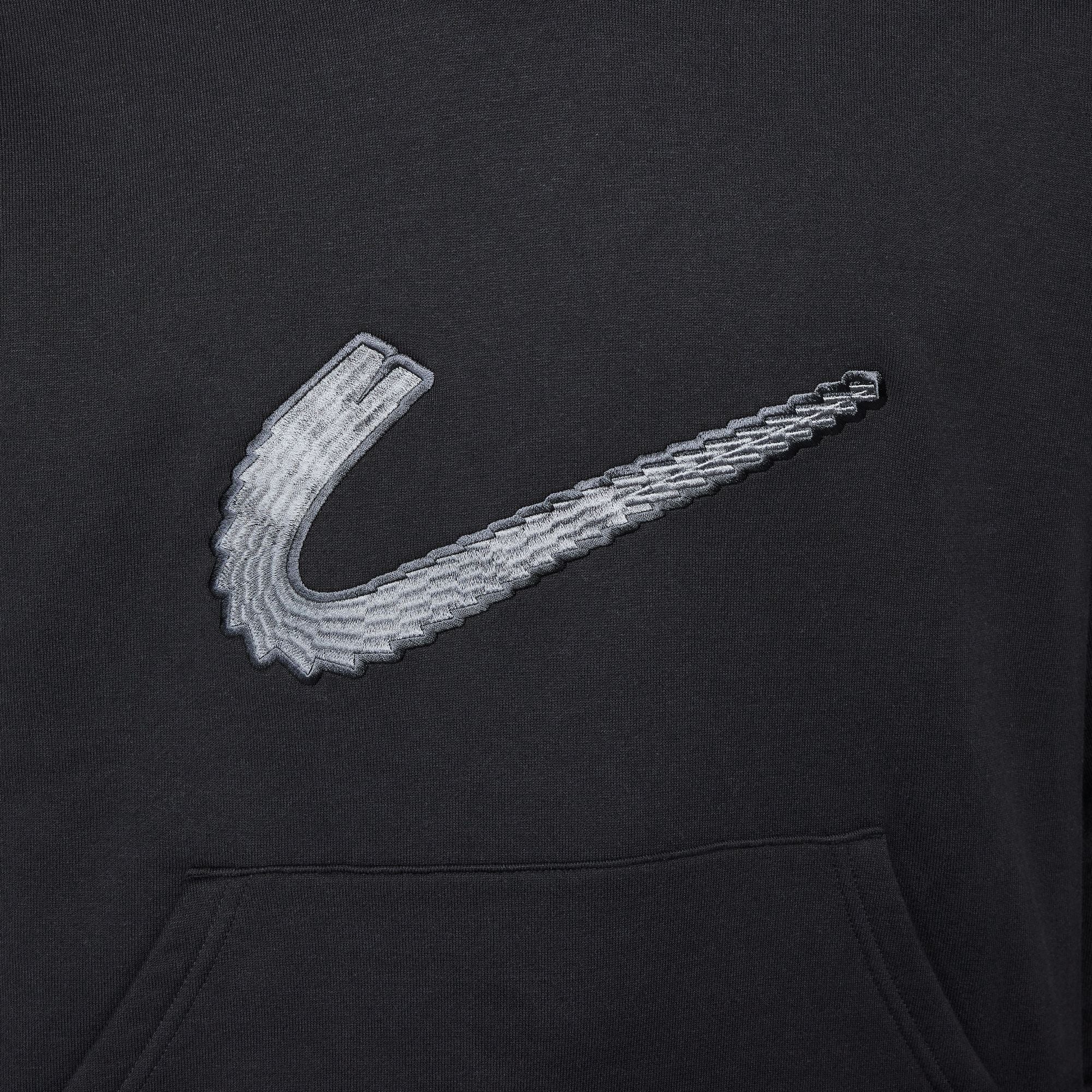 Nike SB Swoosh Hooded Sweatshirt - Black/White