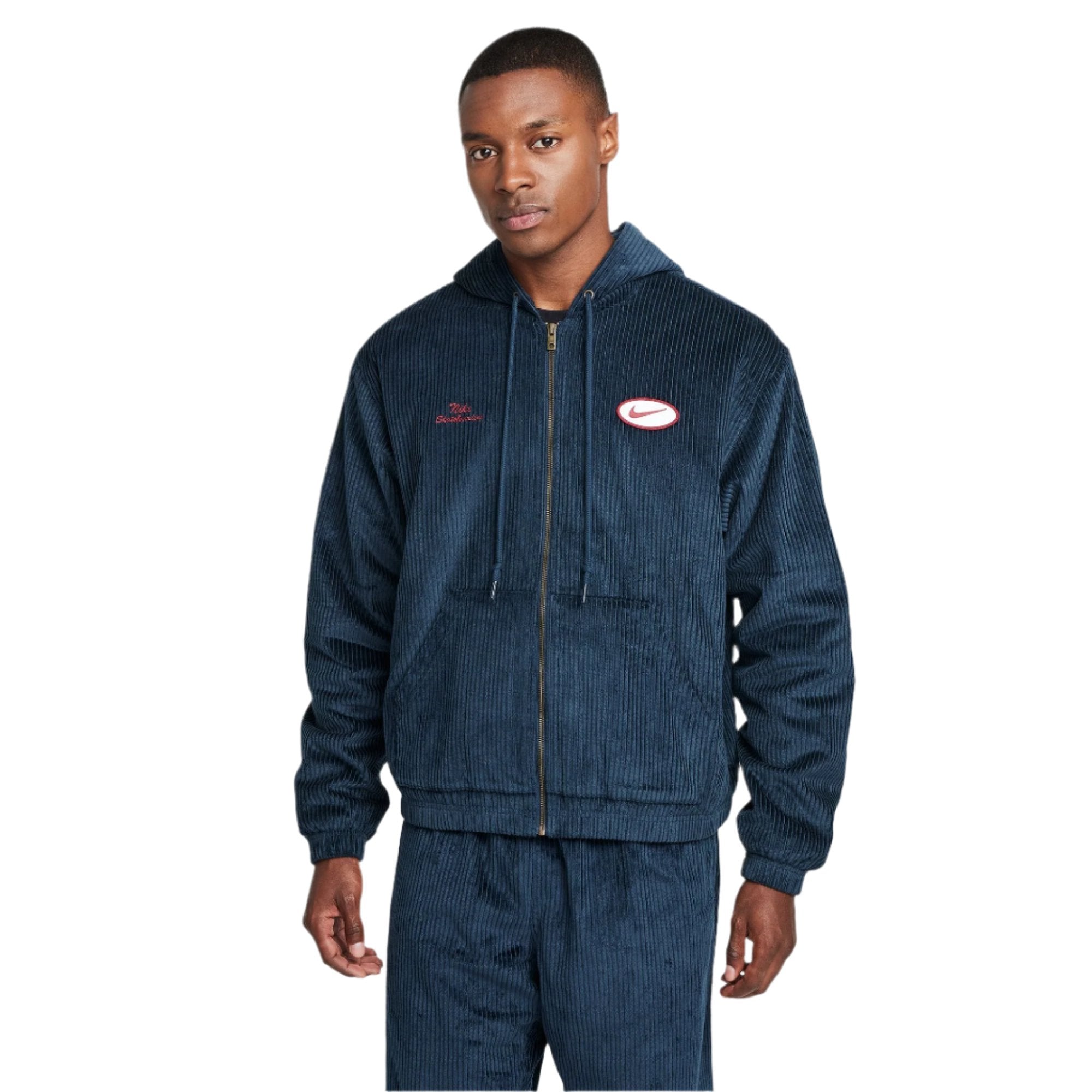 Nike SB Cord Jacket - Armory Navy/Team Red