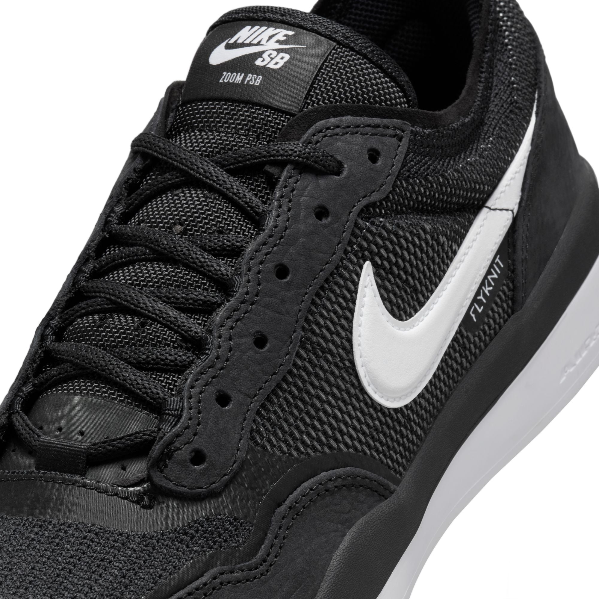 Nike SB PS8 Shoes - Black/White-Black-White