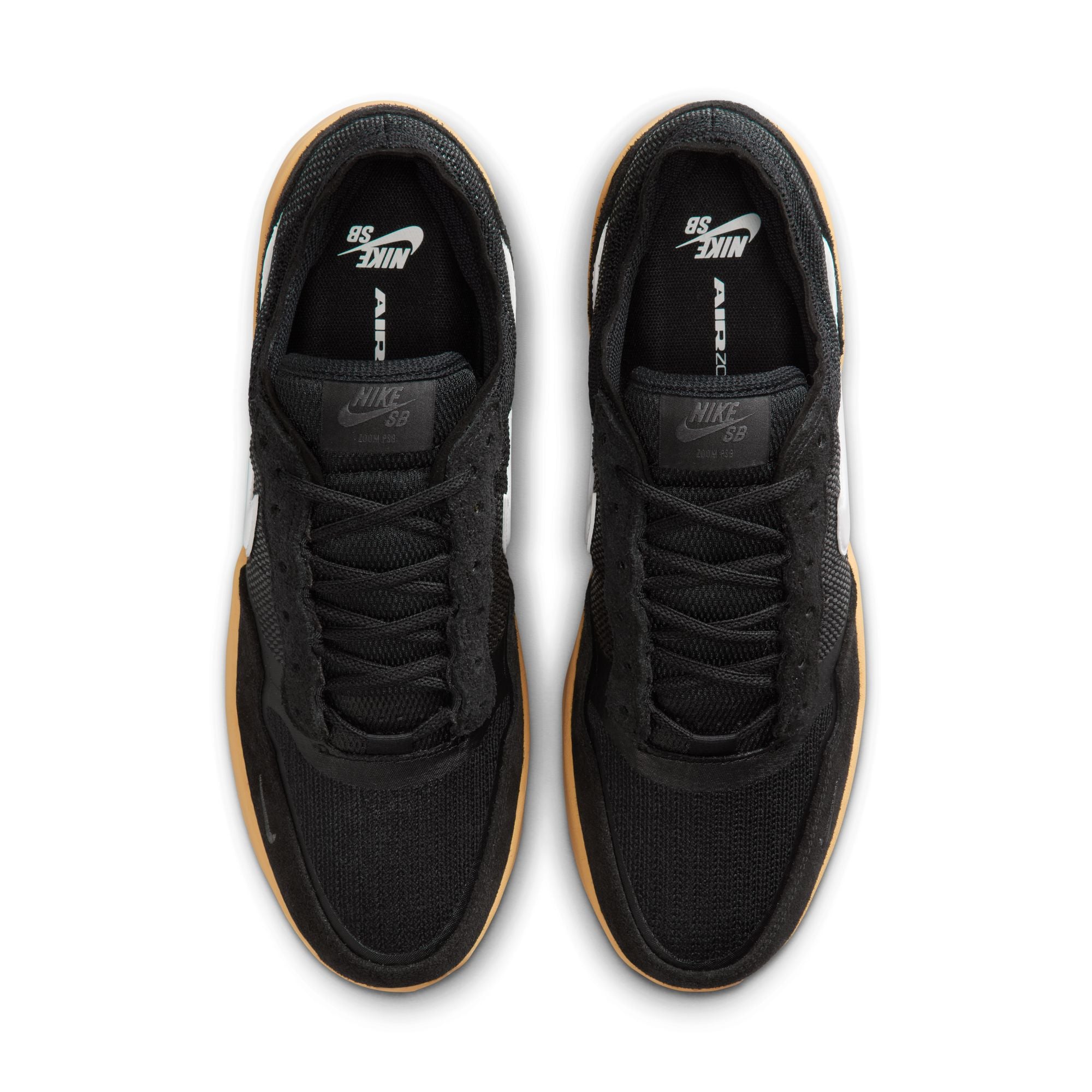 Nike SB PS8 Shoes - Black/White-Anthracite-Gum