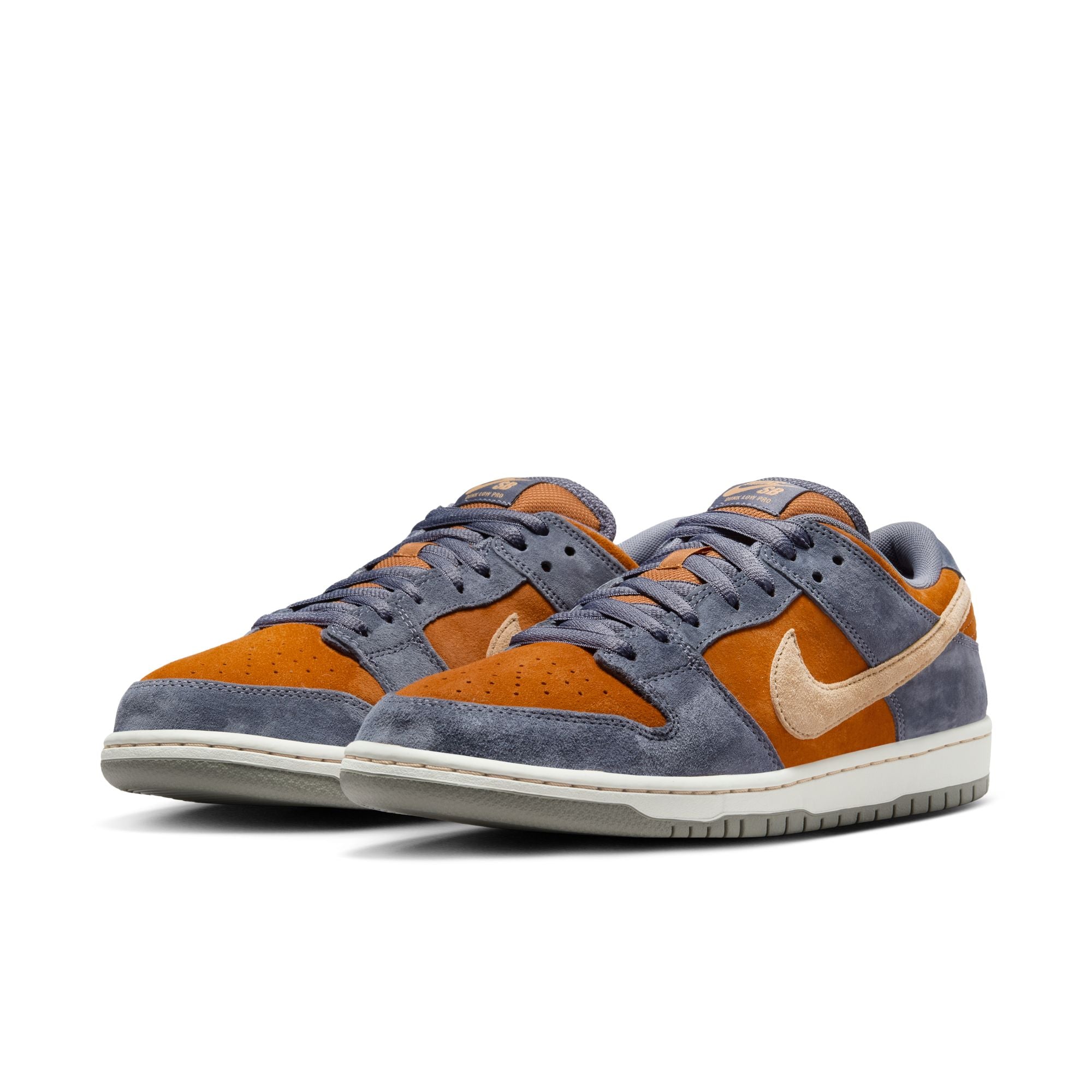 Nike SB Dunk Low Pro Shoes - Light Carbon/Sesame-Monarch-Summit White