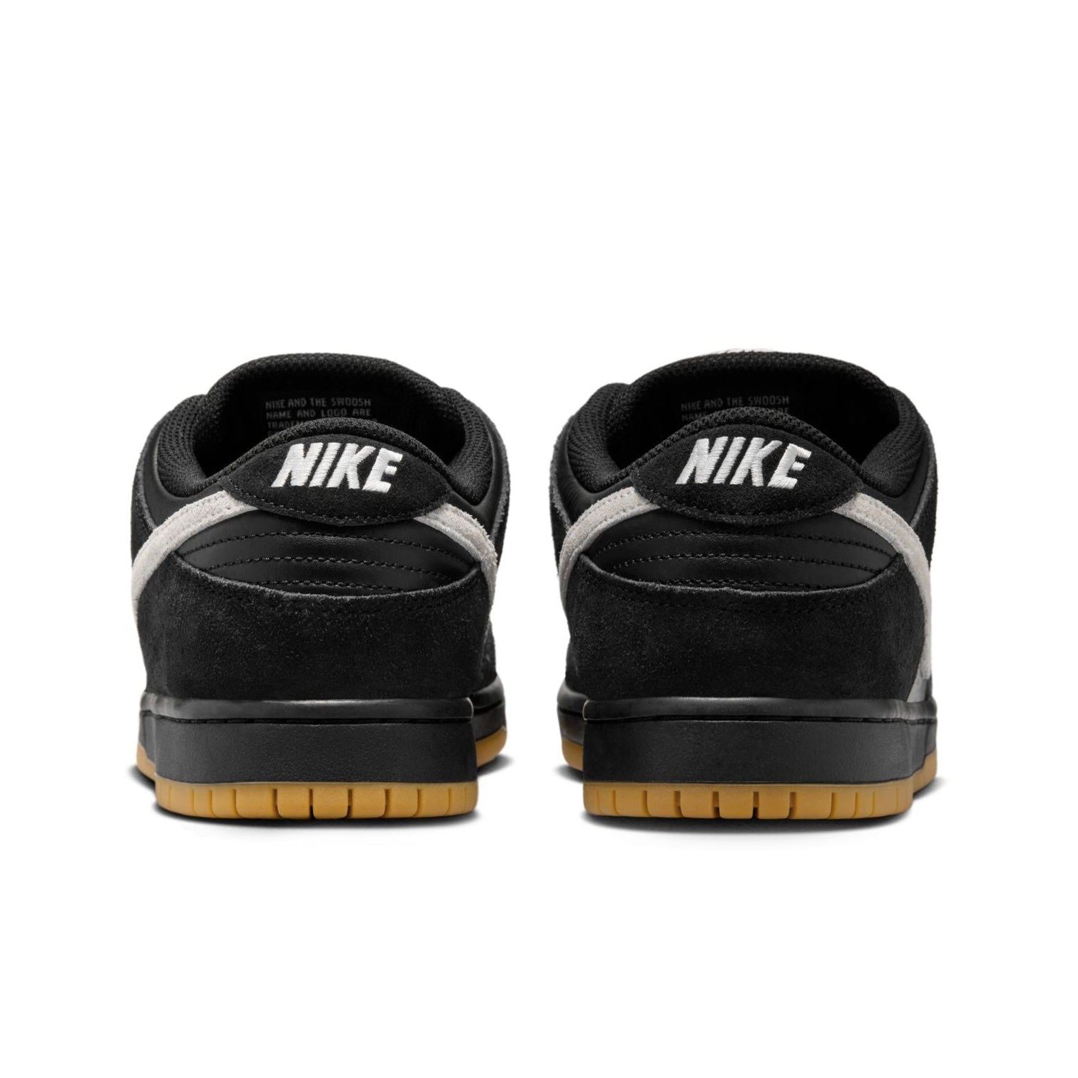 Nike SB Dunk Low Pro Shoes - Black/White-Black-Gum Light Brown