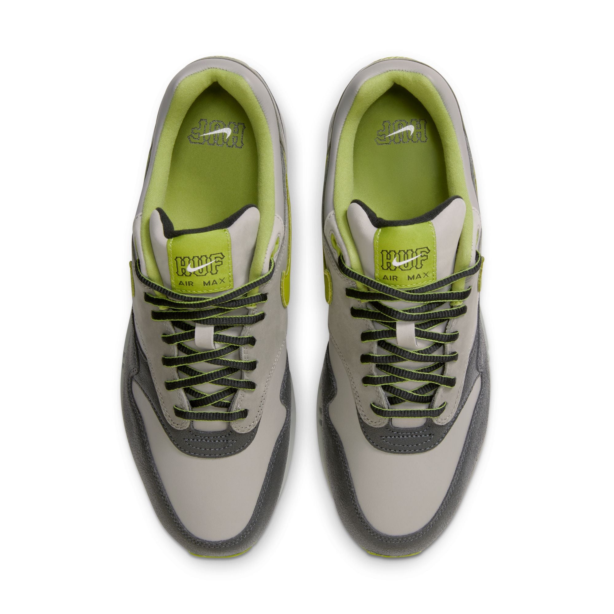 Nike SB x Huf Air Max 1 - Anthracite/Pear-Medium Grey