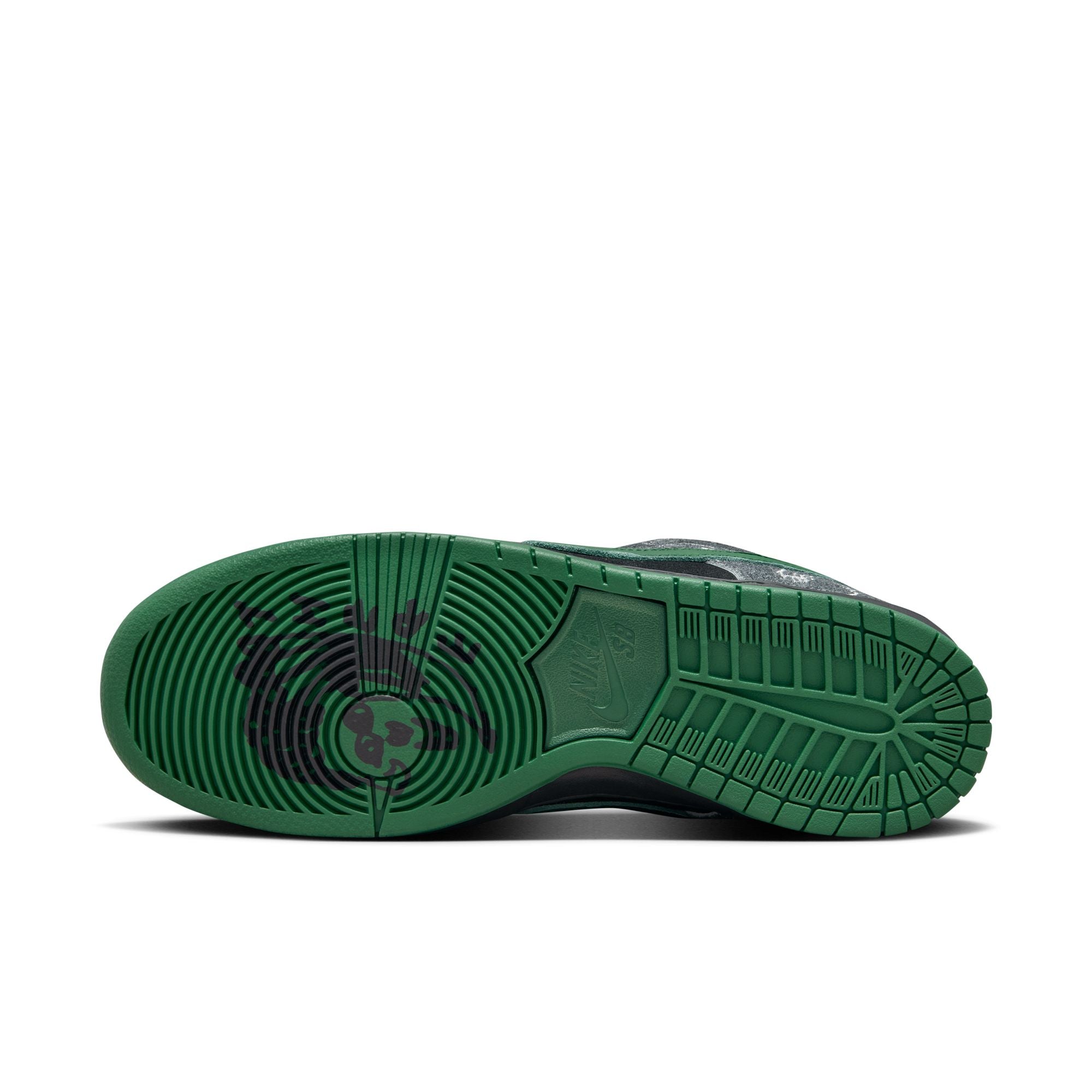 RAFFLE! Nike SB x There Skateboards Dunk Low Pro Premium Shoes - Black/Gorge Green-Summit White