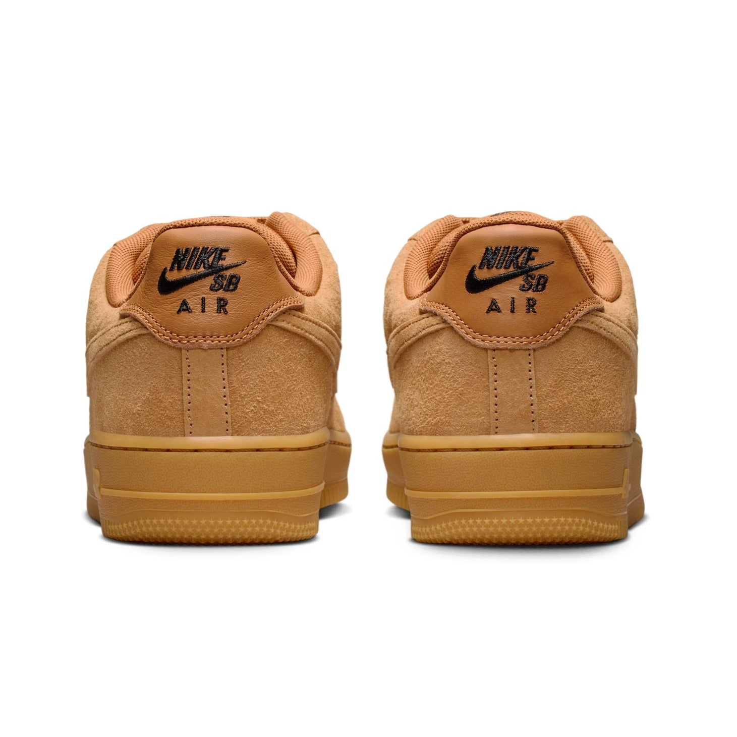 Nike SB Air Force 1 Shoes - Flax/Black-Light Gum/Brown