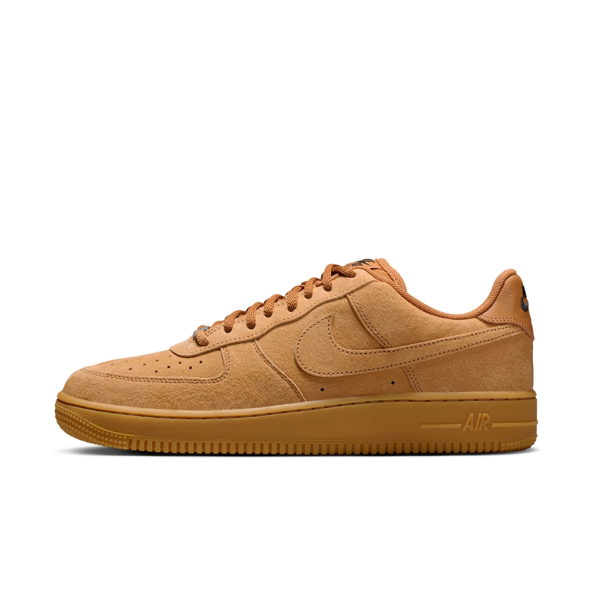 Nike SB Air Force 1 Shoes - Flax/Black-Light Gum/Brown