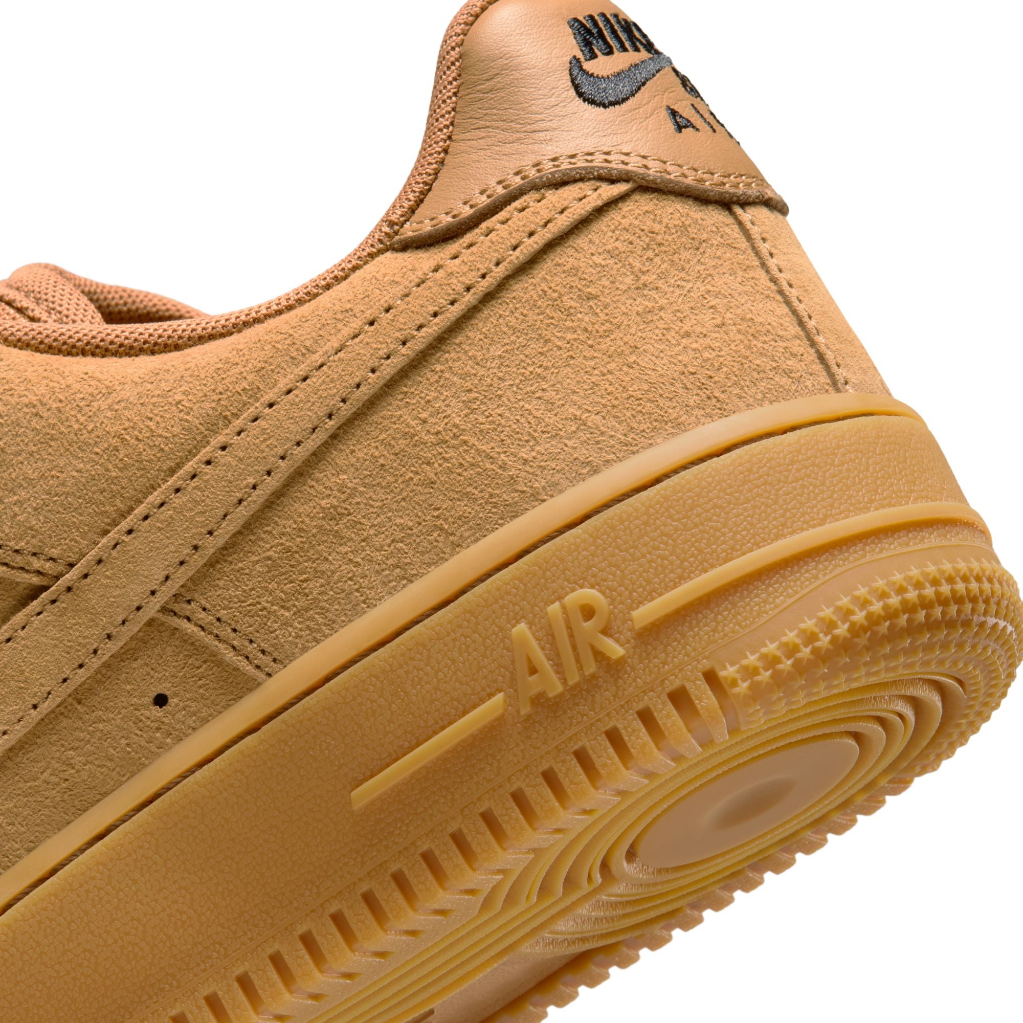 Nike SB Air Force 1 Shoes - Flax/Black-Light Gum/Brown