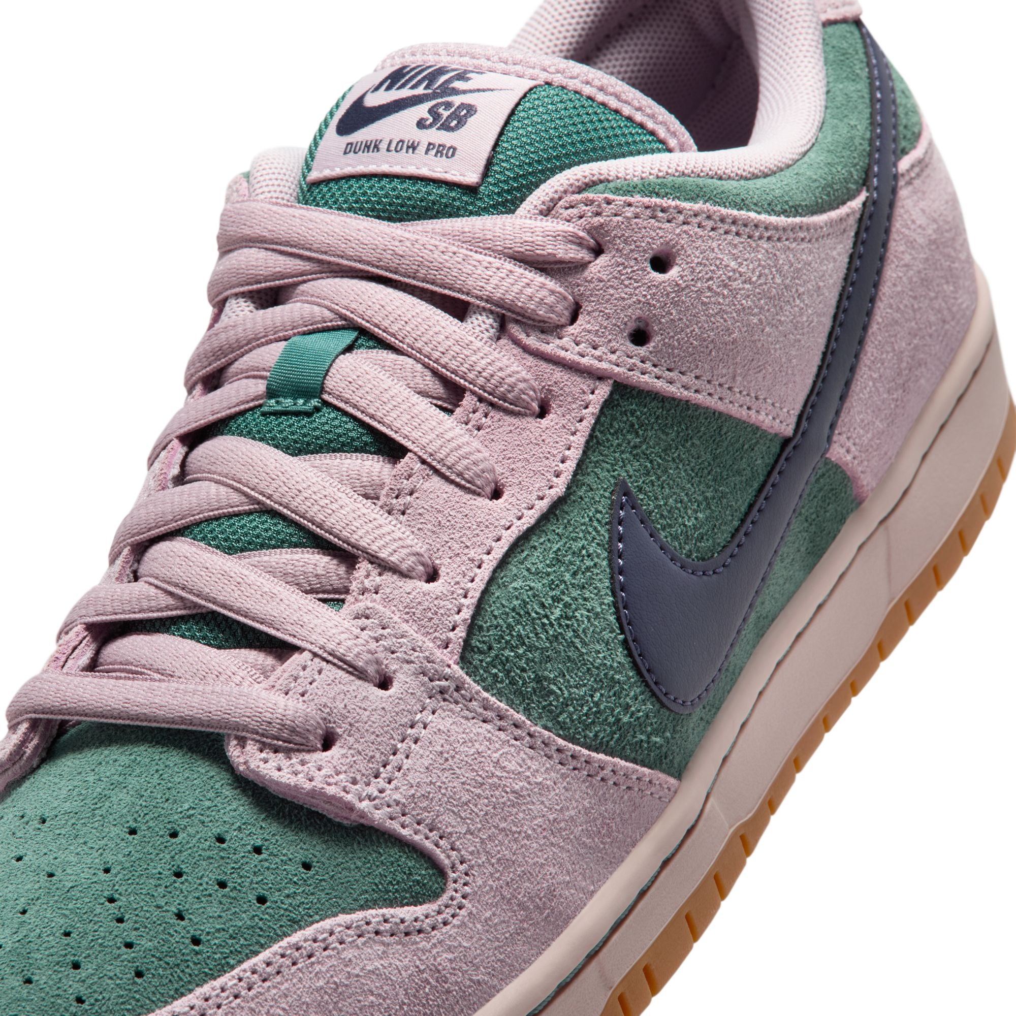Nike SB Dunk Low Pro Shoes - Mineral Slate/Dark Raisin-Particle Rose