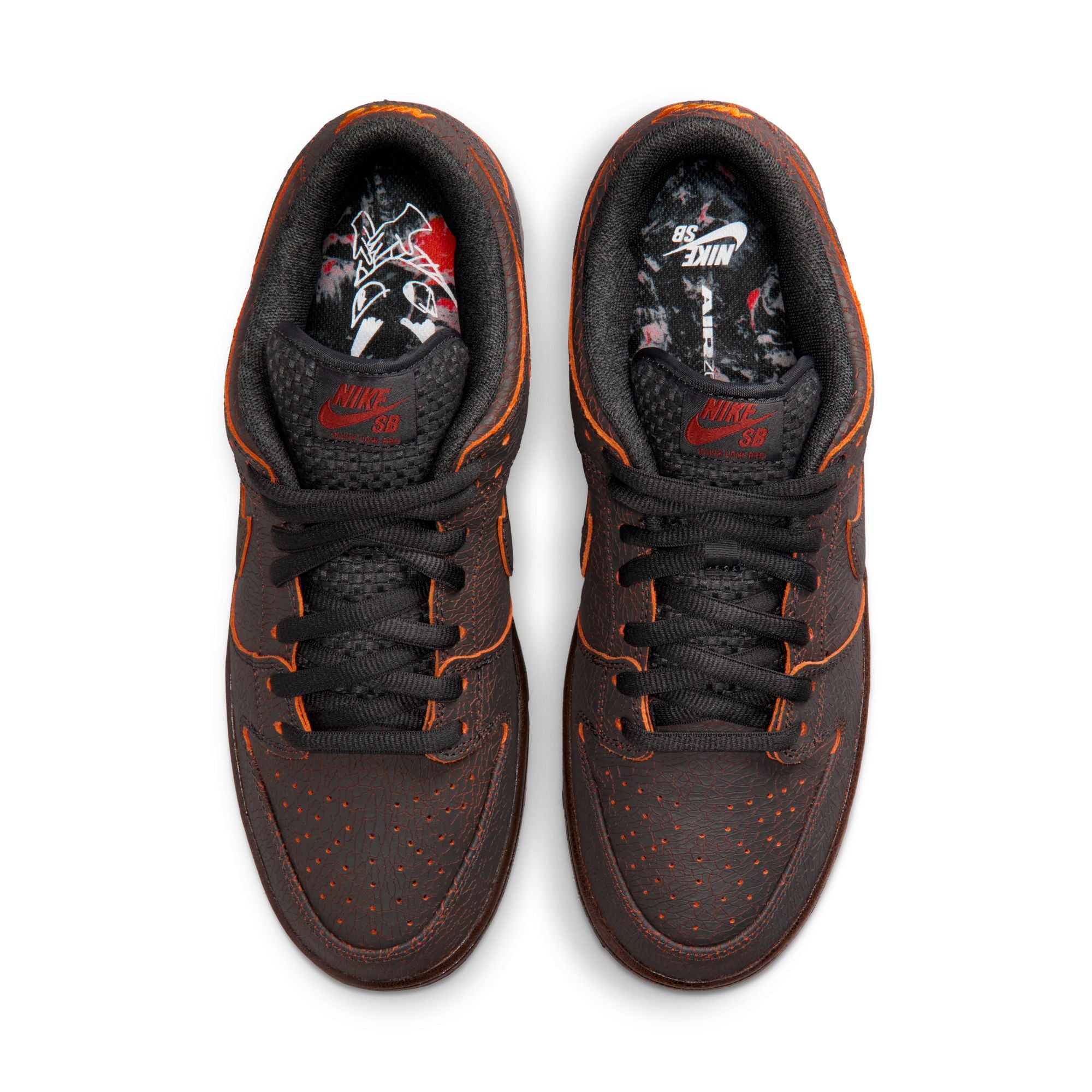 Nike SB Dunk Low Pro "Krampus" Shoes - Dark Smoke Grey/Campfire-Orange-Black