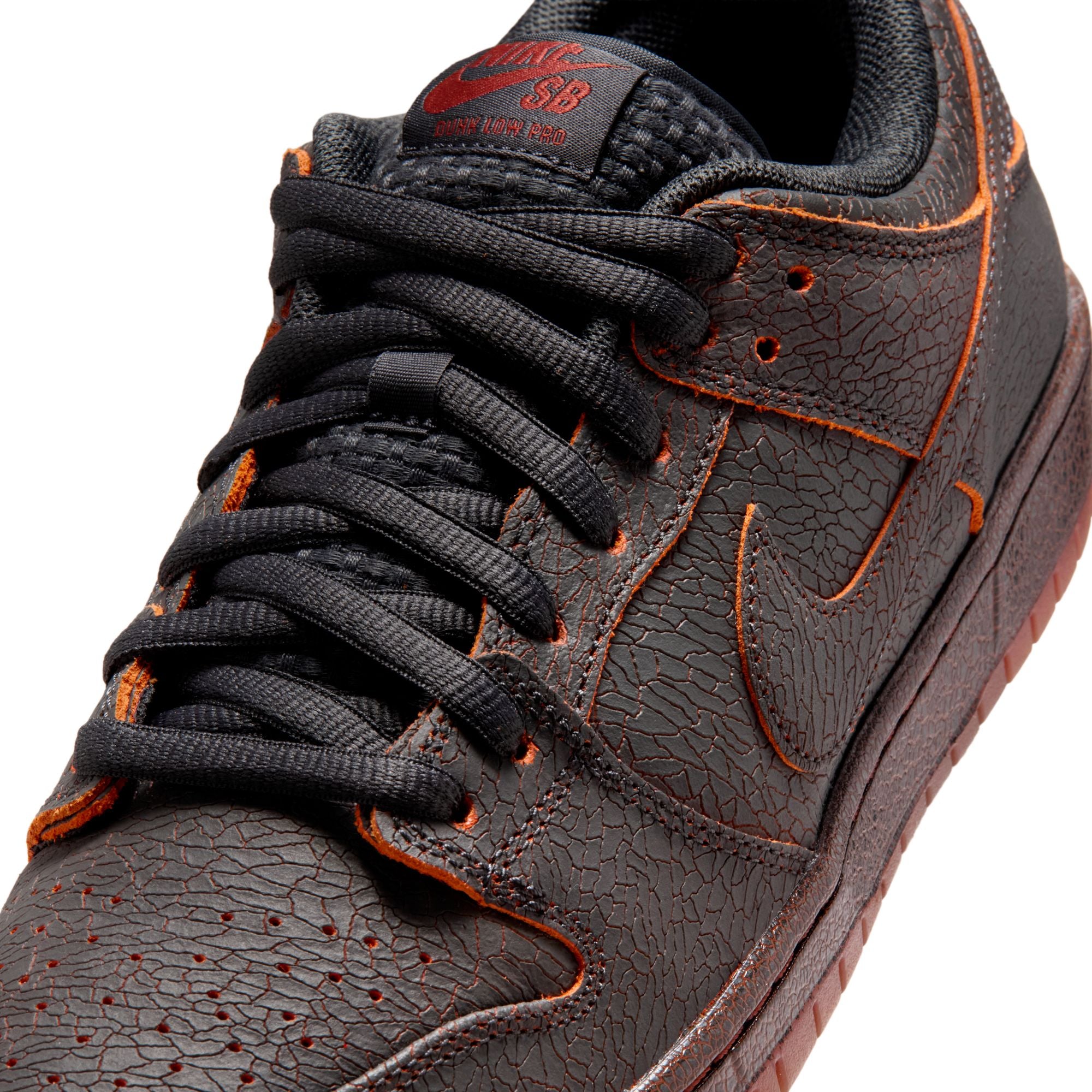 Nike SB Dunk Low Pro "Krampus" Shoes - Dark Smoke Grey/Campfire-Orange-Black