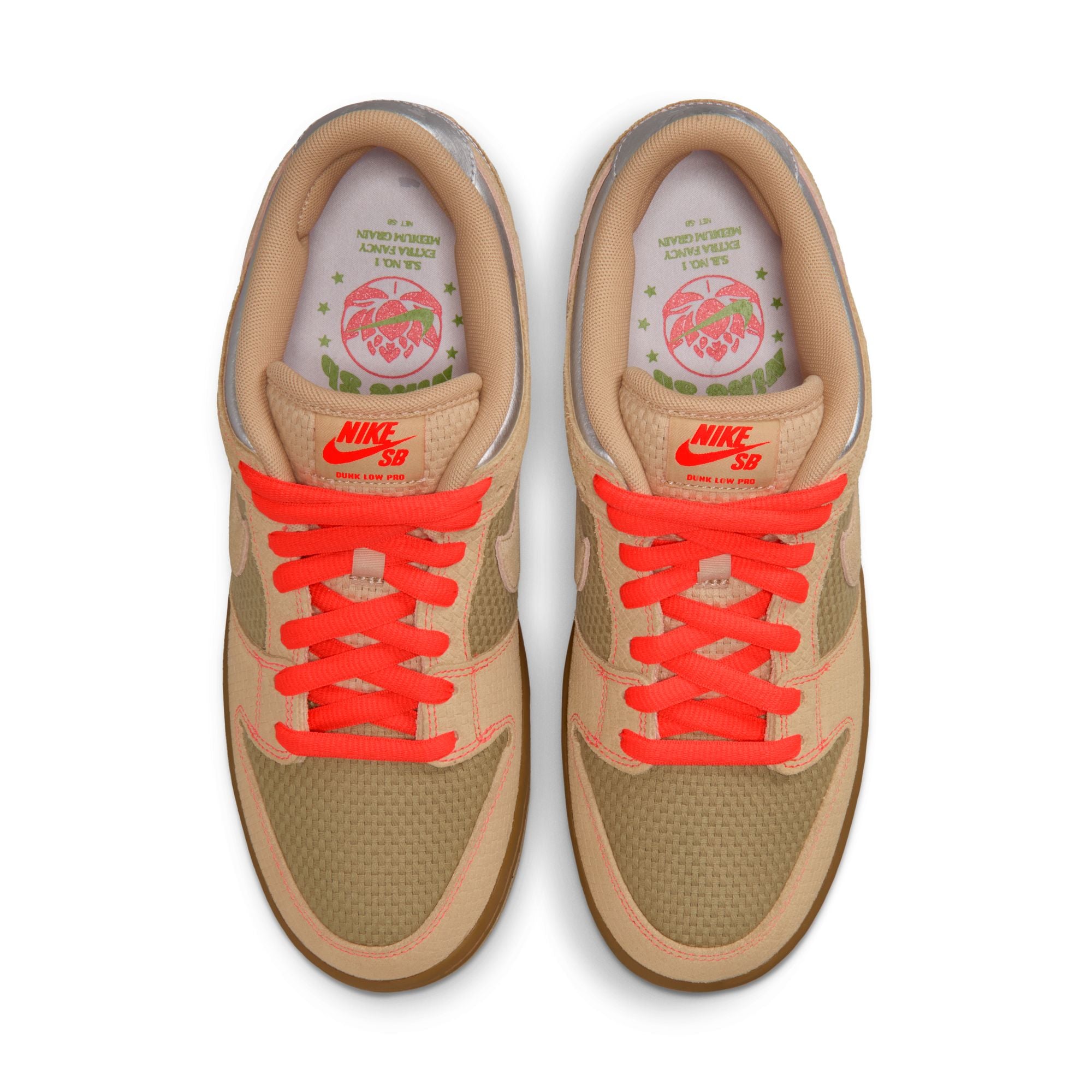 Nike SB Dunk Low Pro "Som Tum" Shoes - Canvas/Vachetta Tan-Parachute-Biege