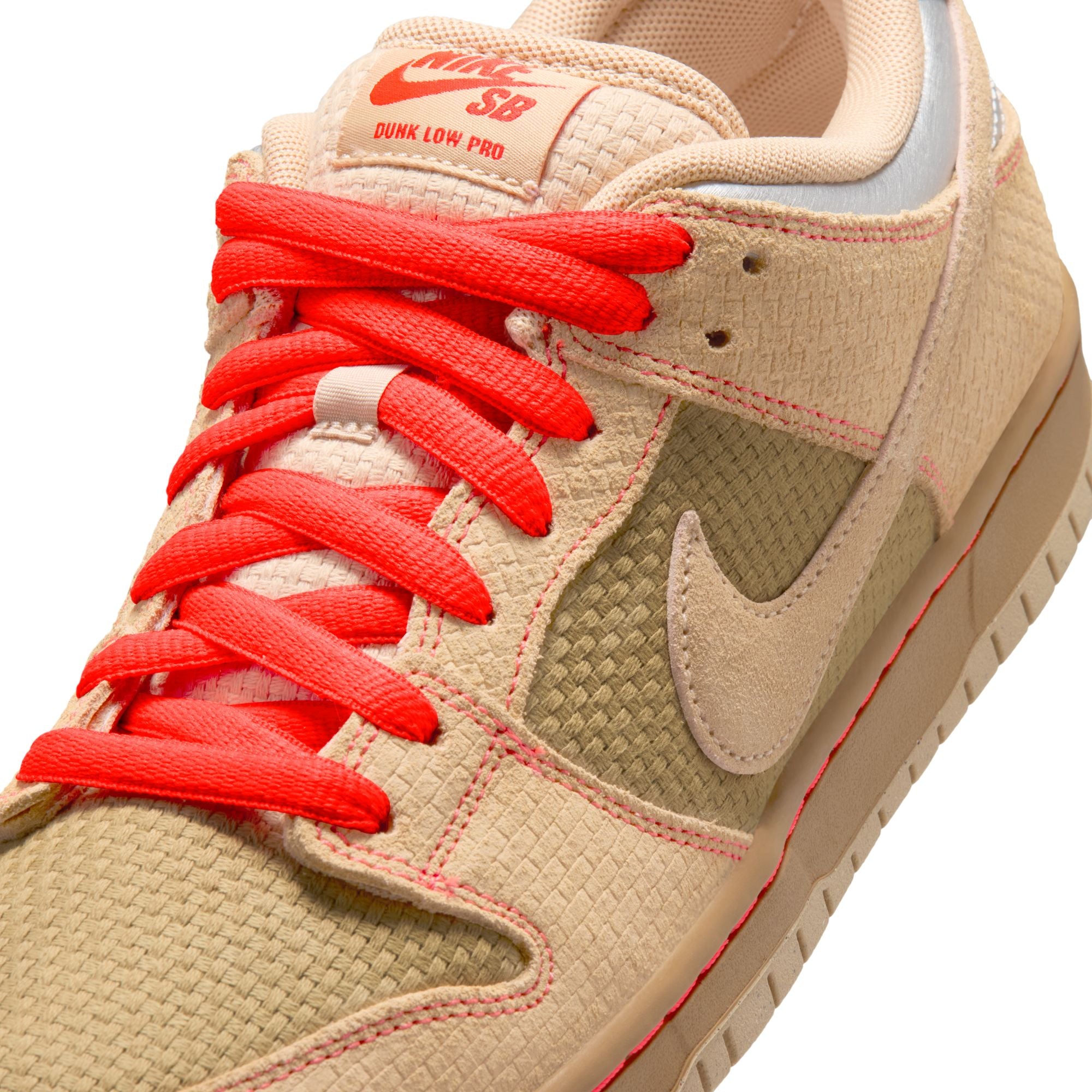 Nike SB Dunk Low Pro "Som Tum" Shoes - Canvas/Vachetta Tan-Parachute-Biege