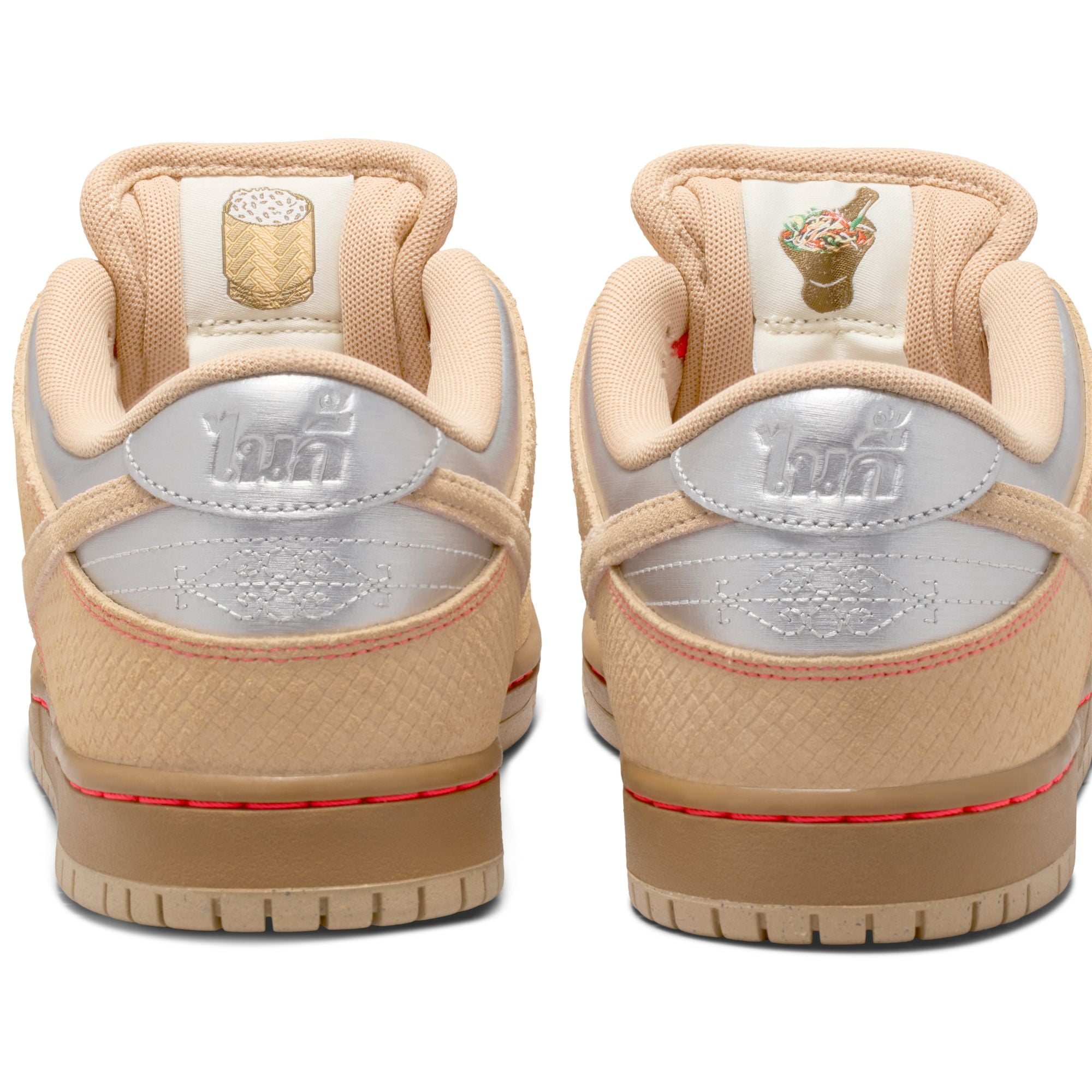Nike SB Dunk Low Pro "Som Tum" Shoes - Canvas/Vachetta Tan-Parachute-Biege