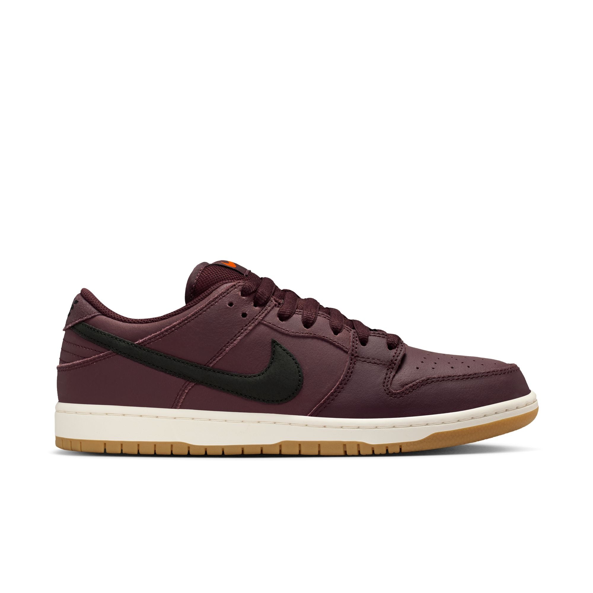 Nike SB Dunk Low Pro ISO Shoes - Burgundy Crush/Black-Mystic
