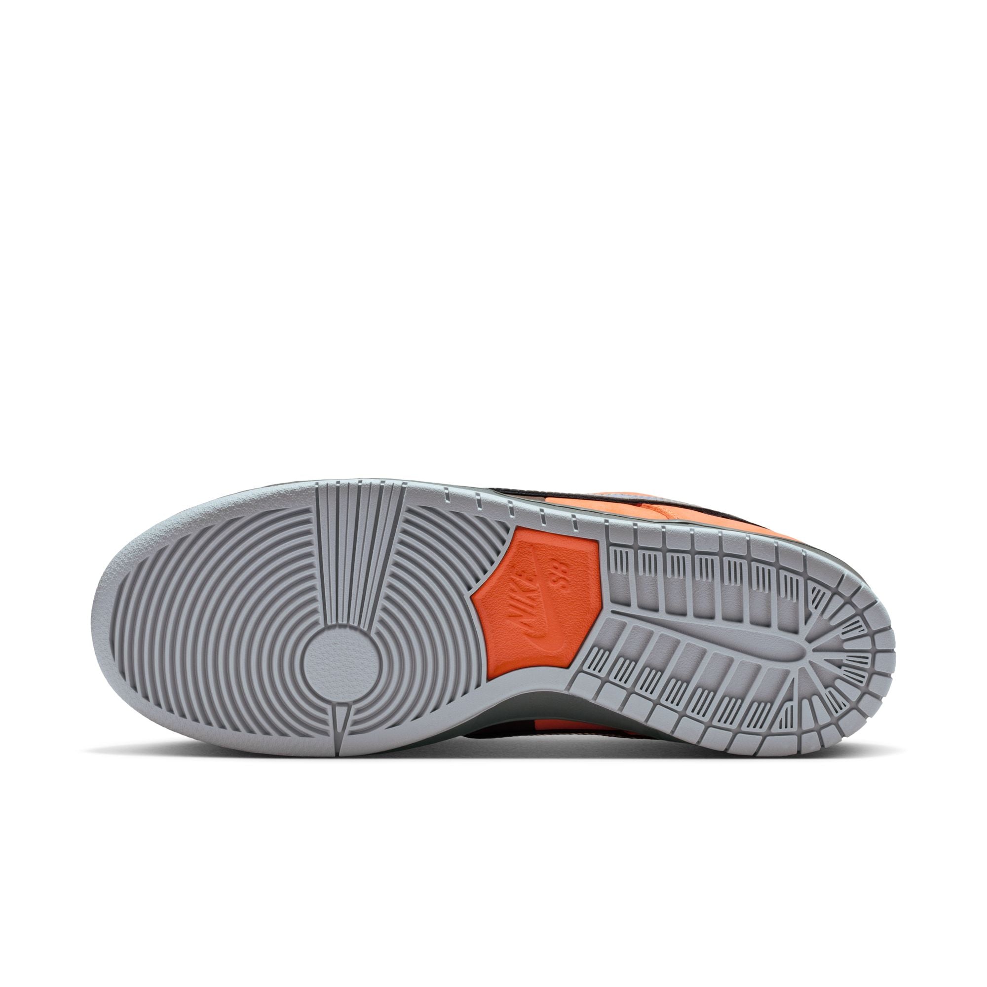 Nike SB Muni Fast Pass Dunk Low Pro Shoes -  Safety Orange/Wolf Grey-Baroque Brown