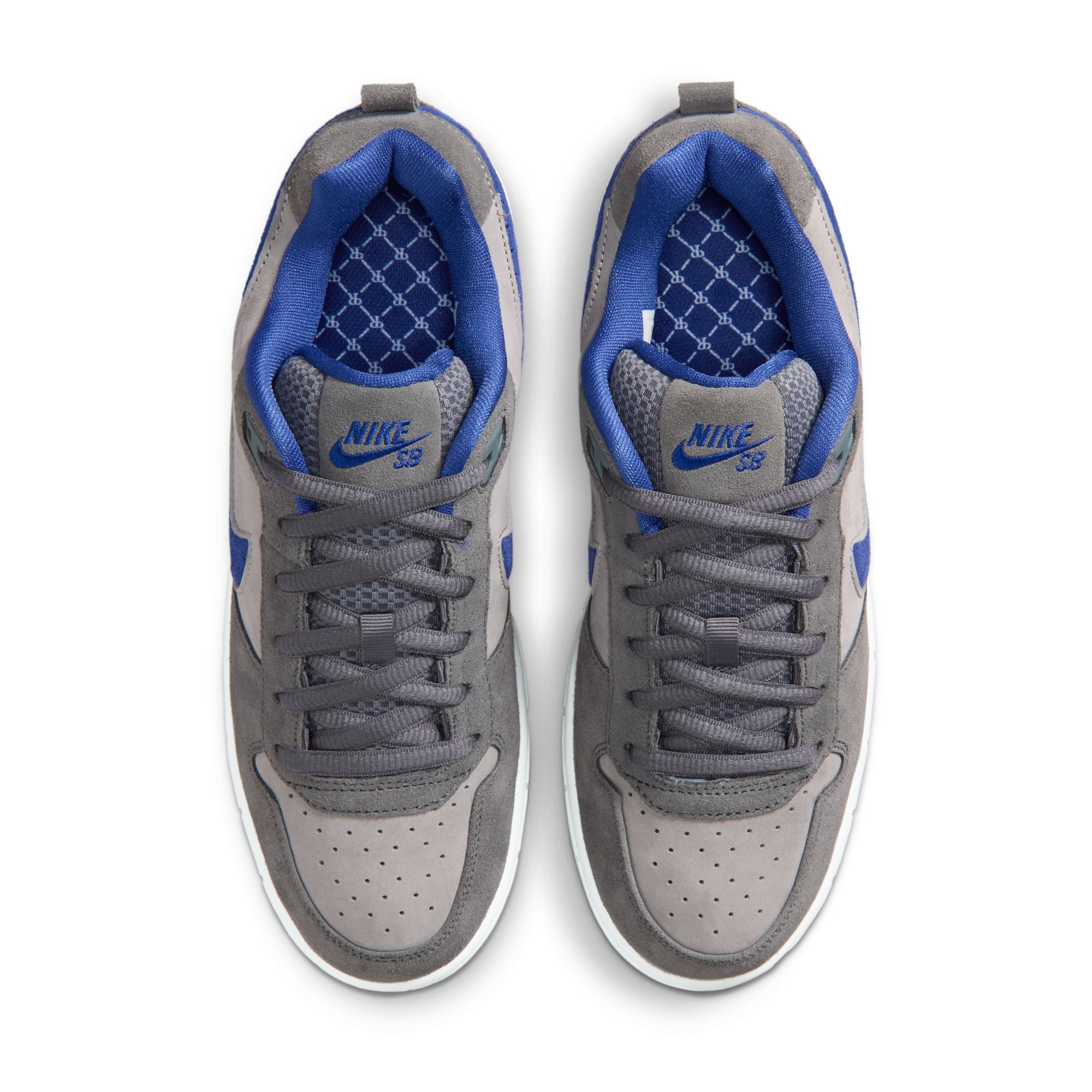 Nike SB P-Rod 1 Paul Rodriguez Shoes - Flint Grey/Deep Royal Blue-Flint Grey