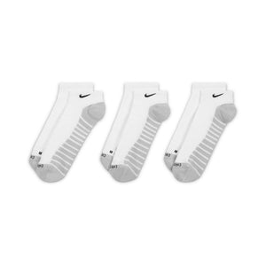 Nike Everyday Max Cushioned Ankle Socks 3 Pack - White/Wolf Grey