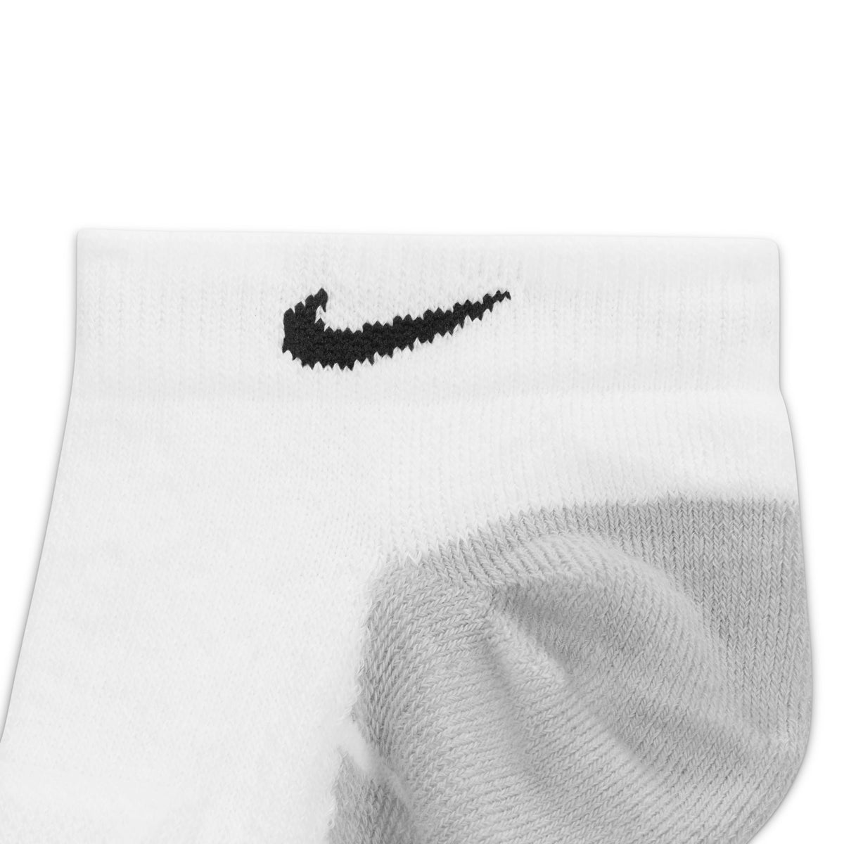 Nike Everyday Max Cushioned Ankle Socks 3 Pack - White/Wolf Grey