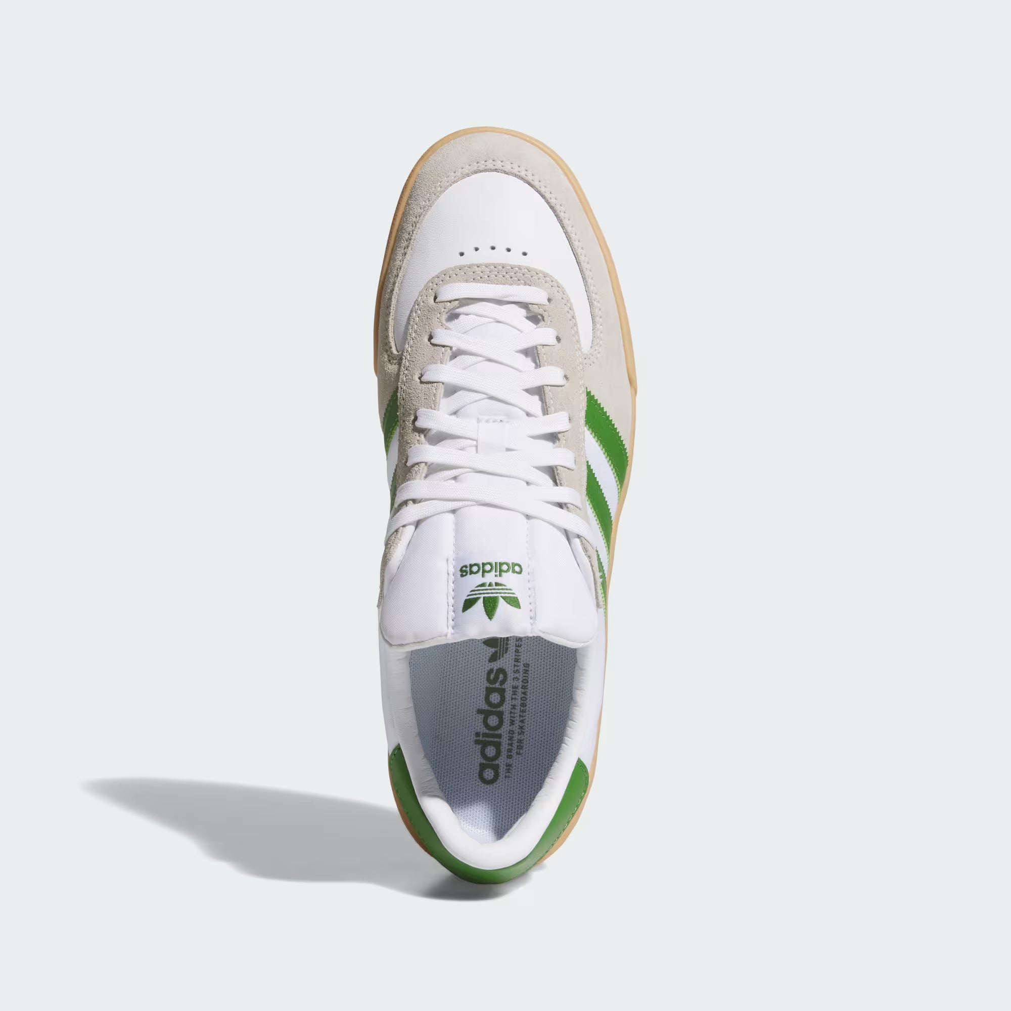 Adidas Skateboarding Glenburn Shoes - Cloud White/Crew Green/Gum