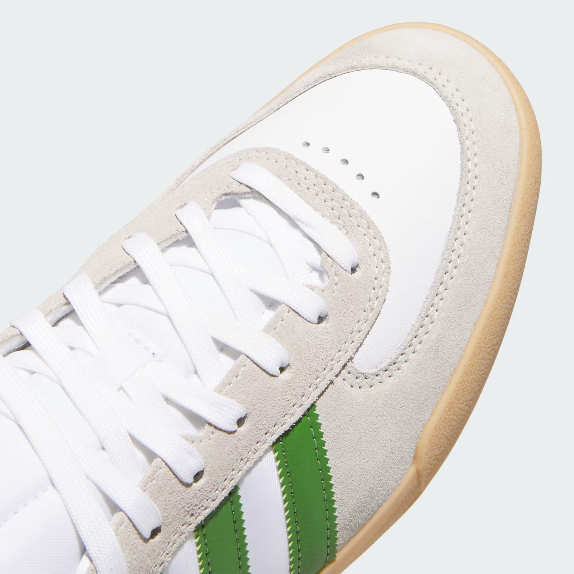 Adidas Skateboarding Glenburn Shoes - Cloud White/Crew Green/Gum
