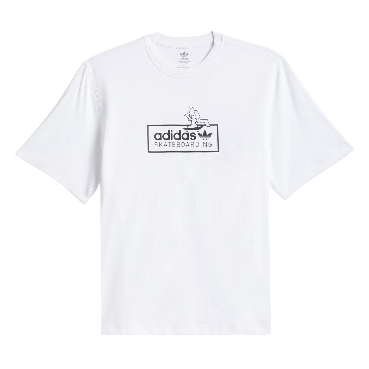 Adidas Skateboarding x Mark Gonzales Logo T-Shirt - White/Black