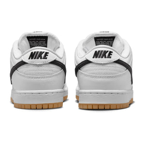 Nike SB Dunk Low Shoes - White/Black-Gum