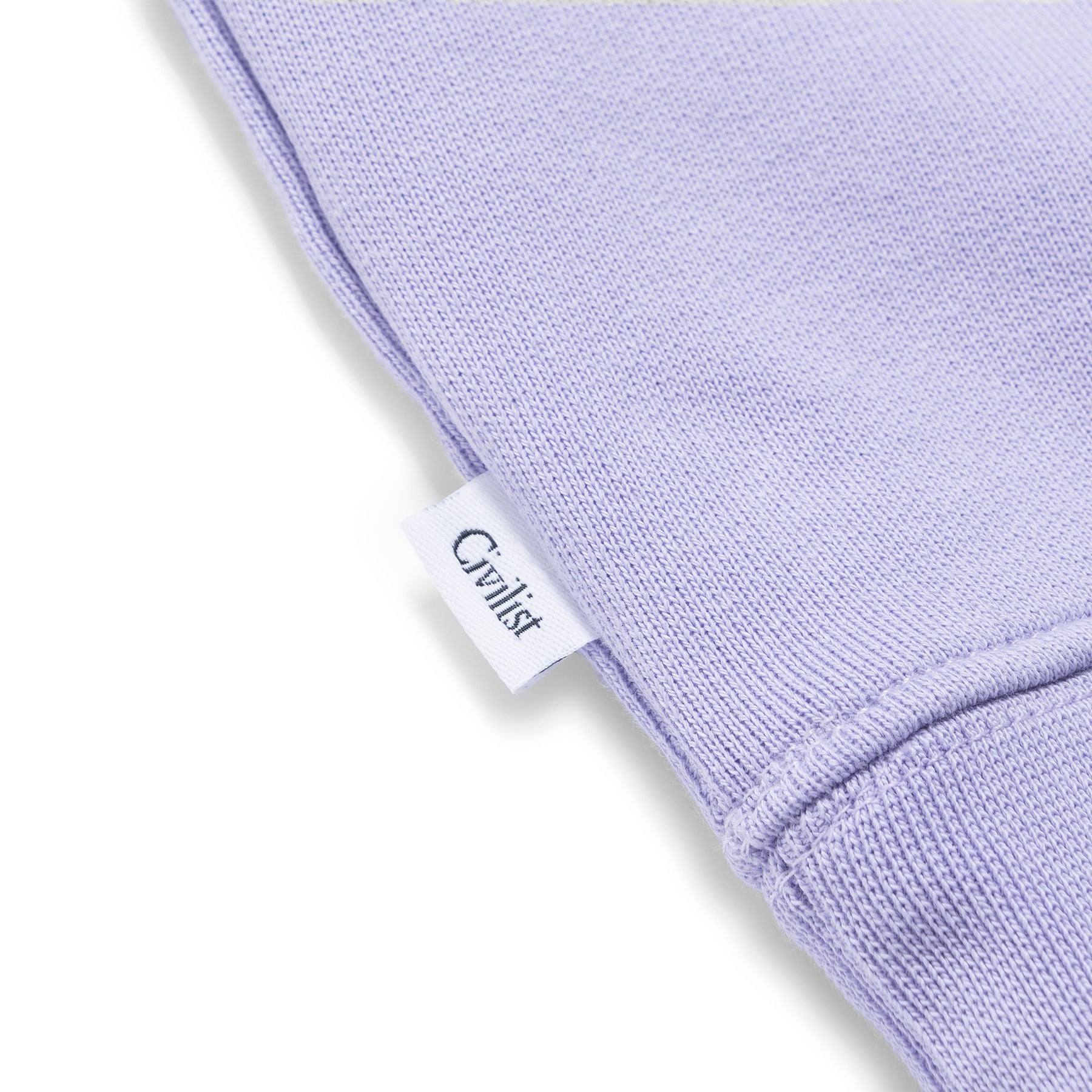 Civilist Curl Hooded Sweatshirt - Lavender