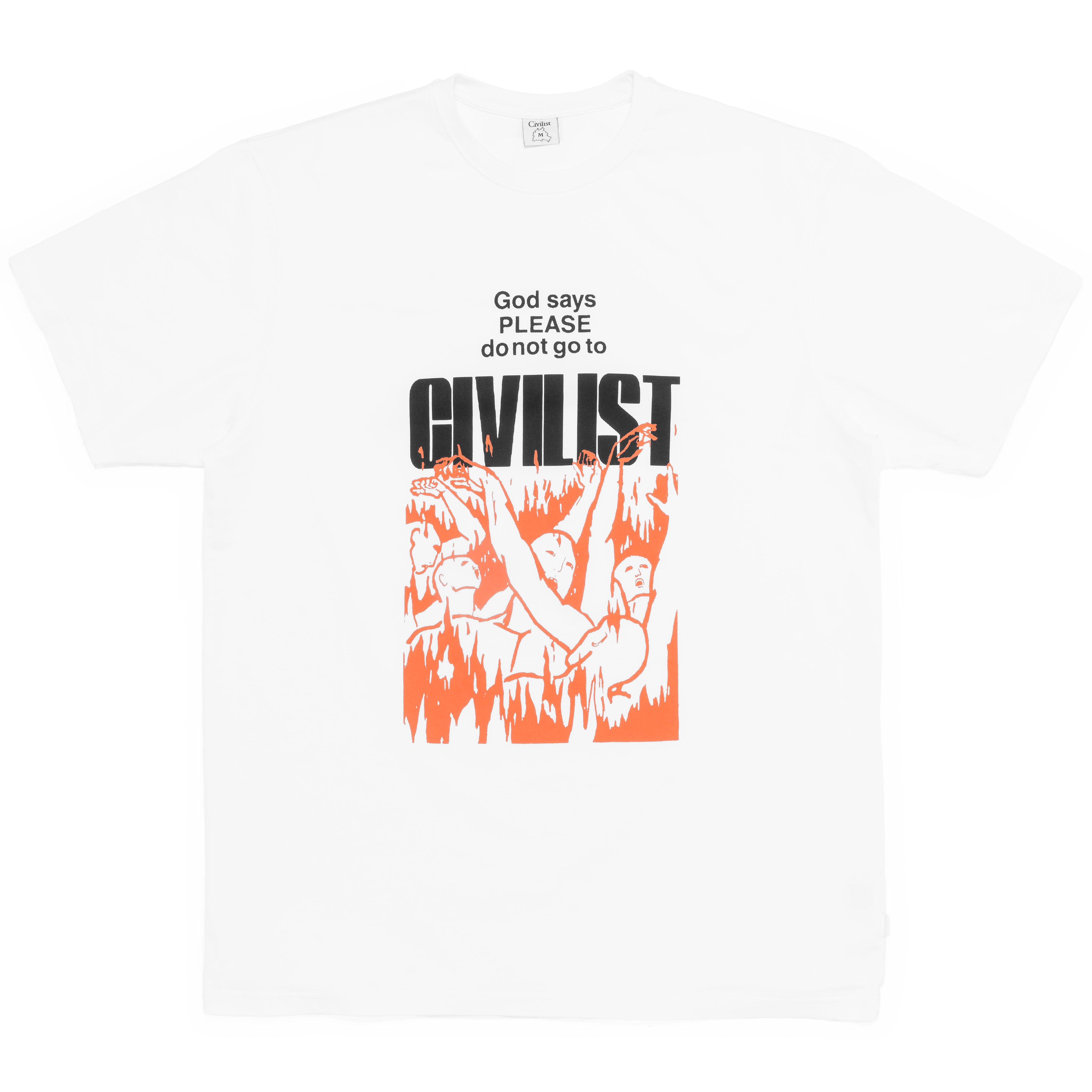 Civilist Don't T-shirt - White