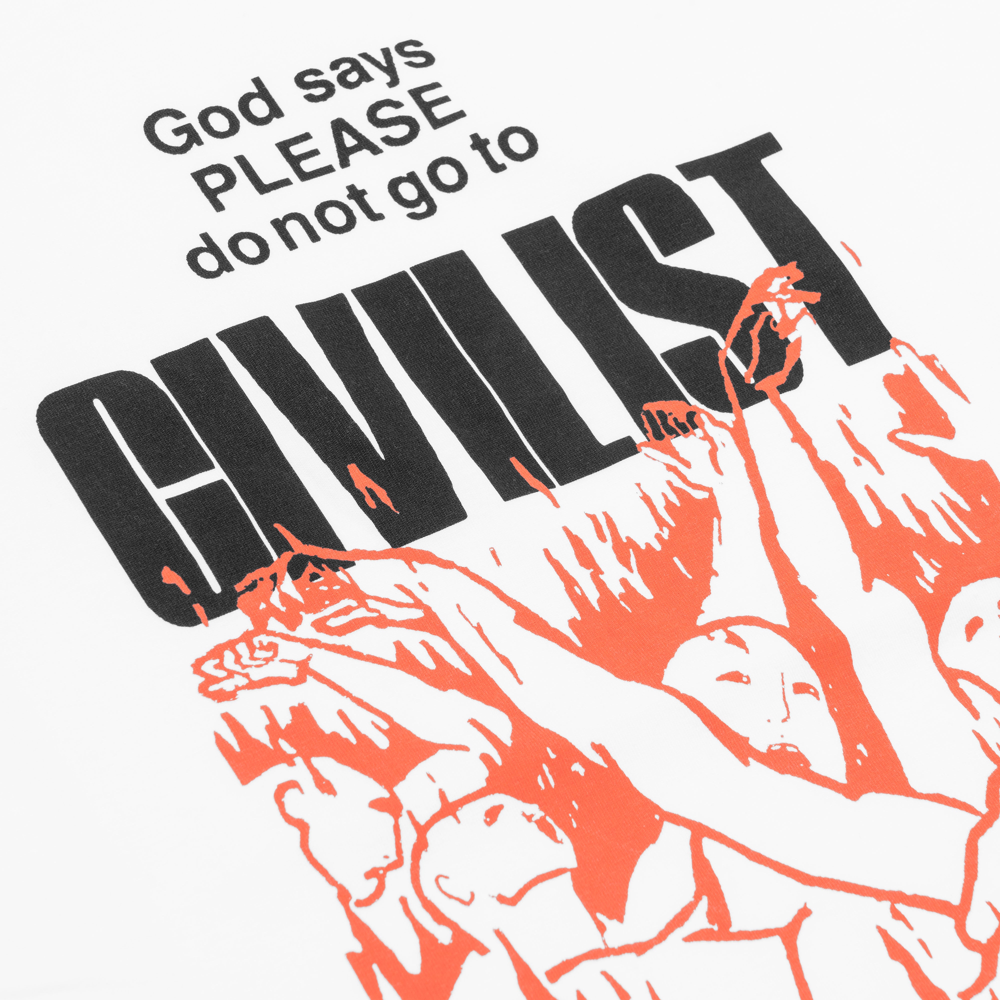 Civilist Don't T-shirt - White