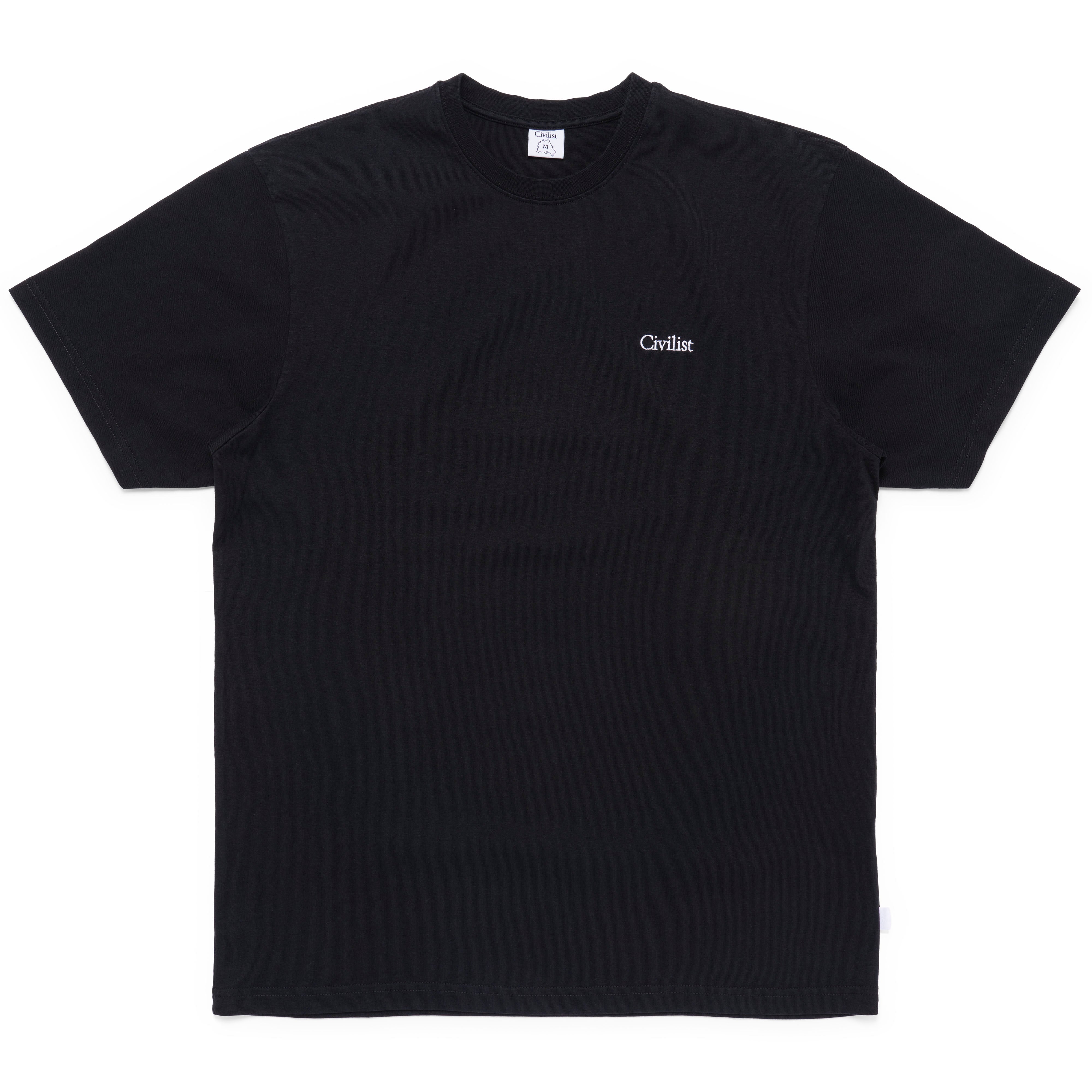 Civilist Mini Logo T-shirt - Black