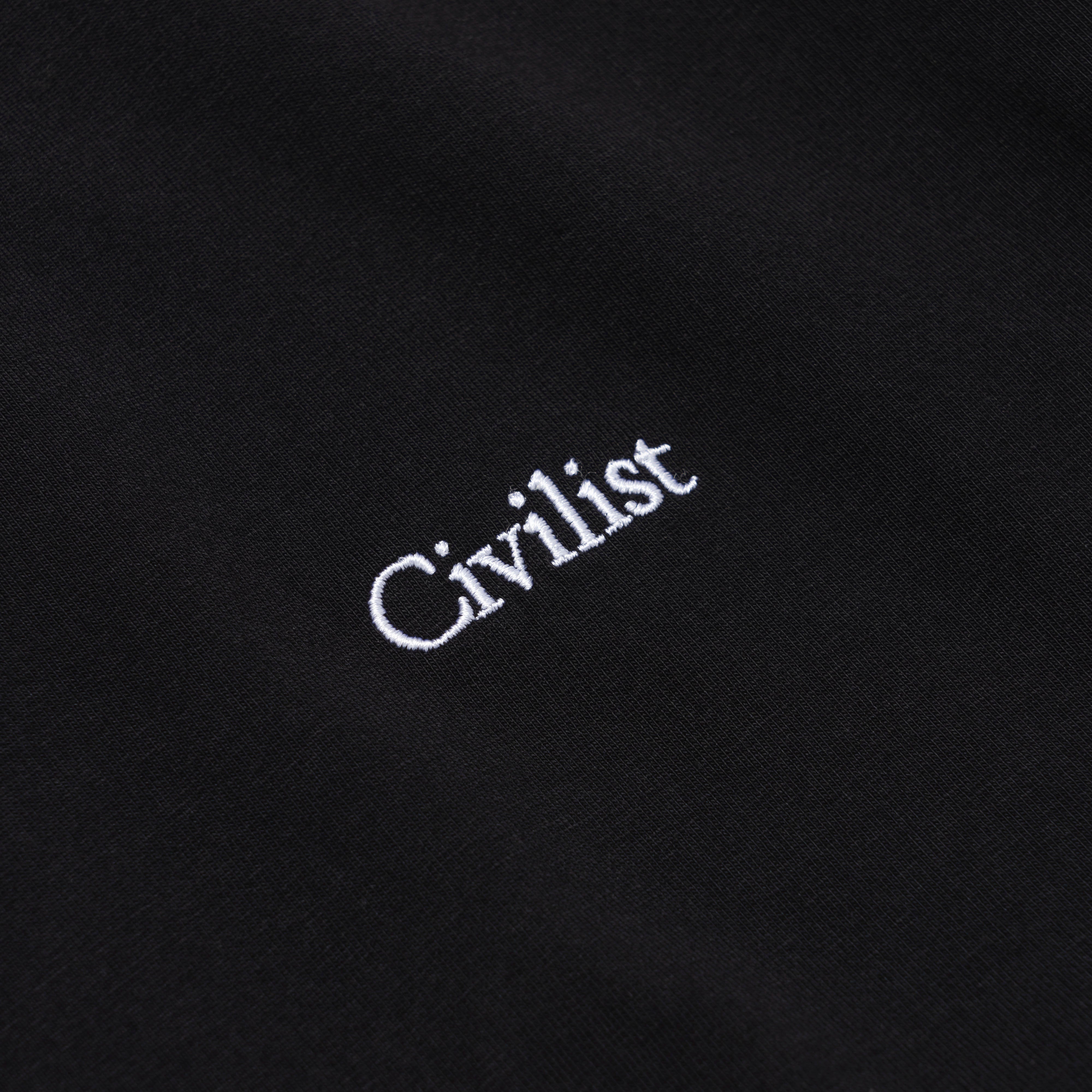 Civilist Mini Logo T-shirt - Black