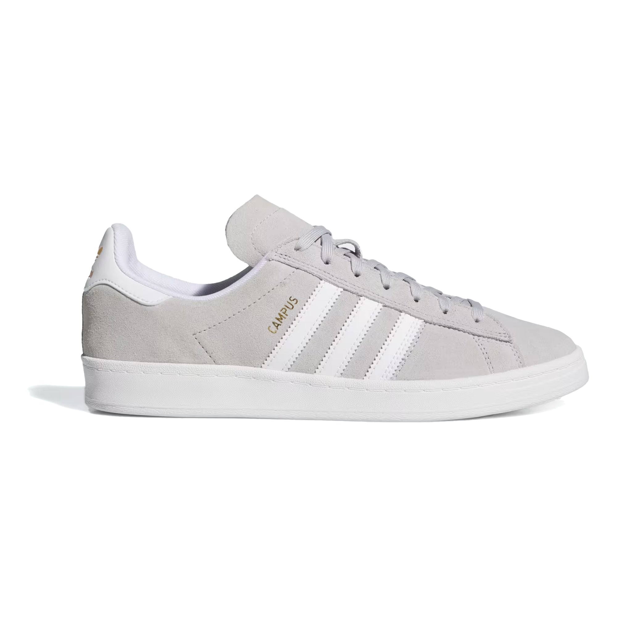 Adidas Campus ADV Shoes - Grey Two/Cloud White/Metallic Gold
