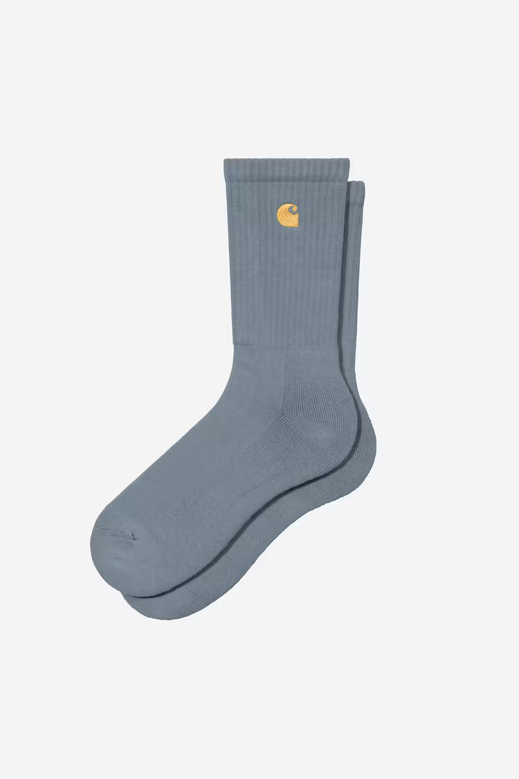 Carhartt WIP Chase Socks - Cozy Blue/Gold
