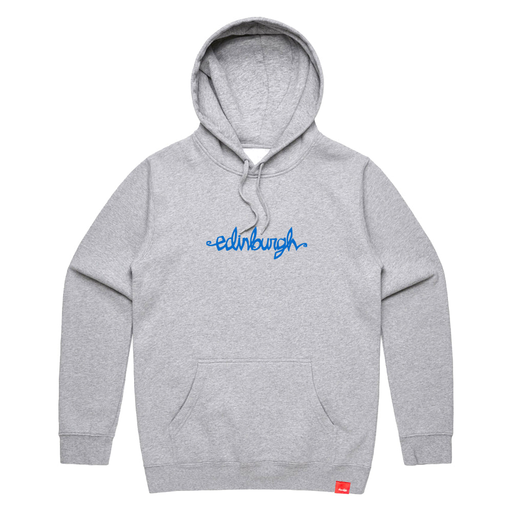 Chocolate Flip The Script Edinburgh Hooded Sweatshirt - Heather Grey