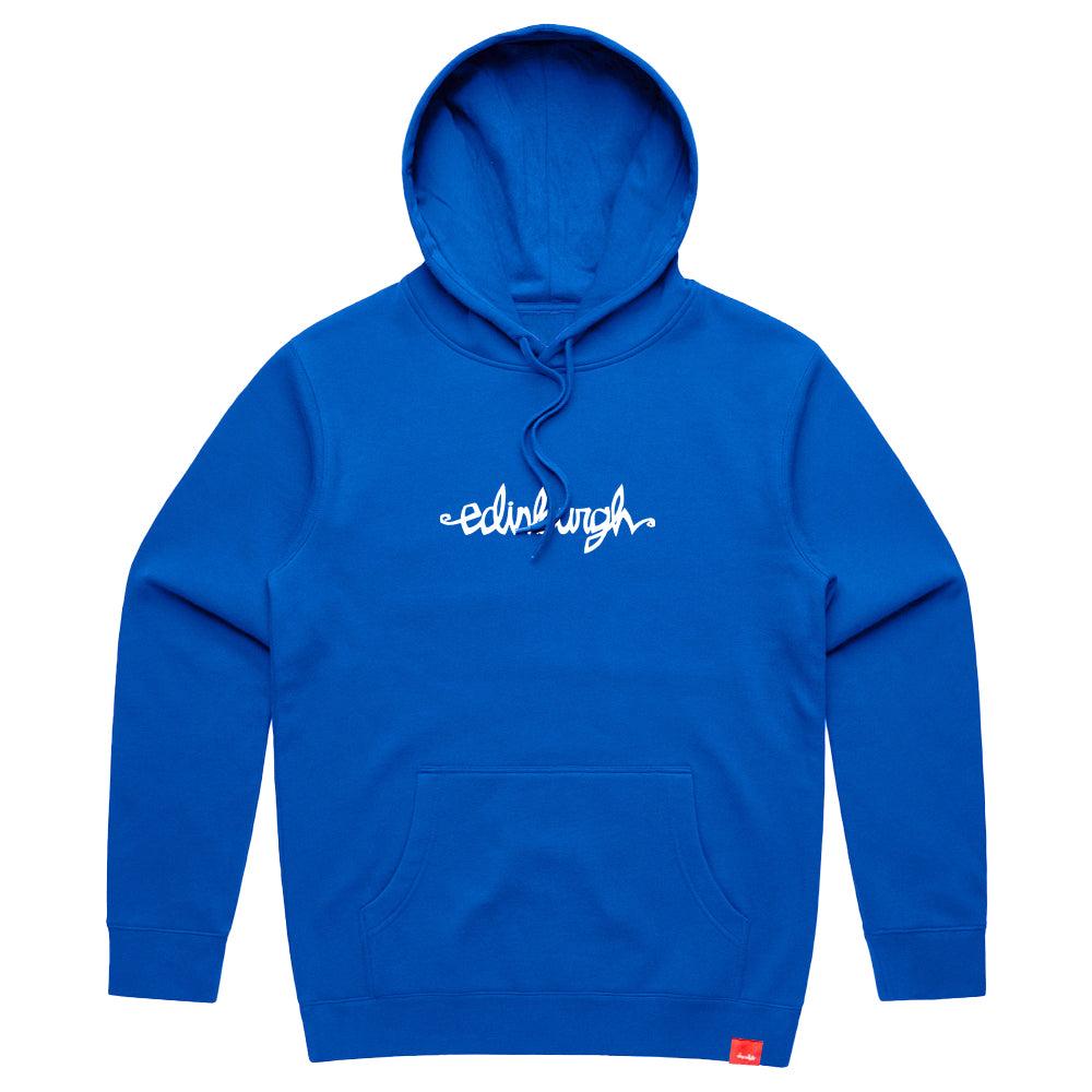 Chocolate Flip The Script Edinburgh Hooded Sweatshirt - Royal Blue