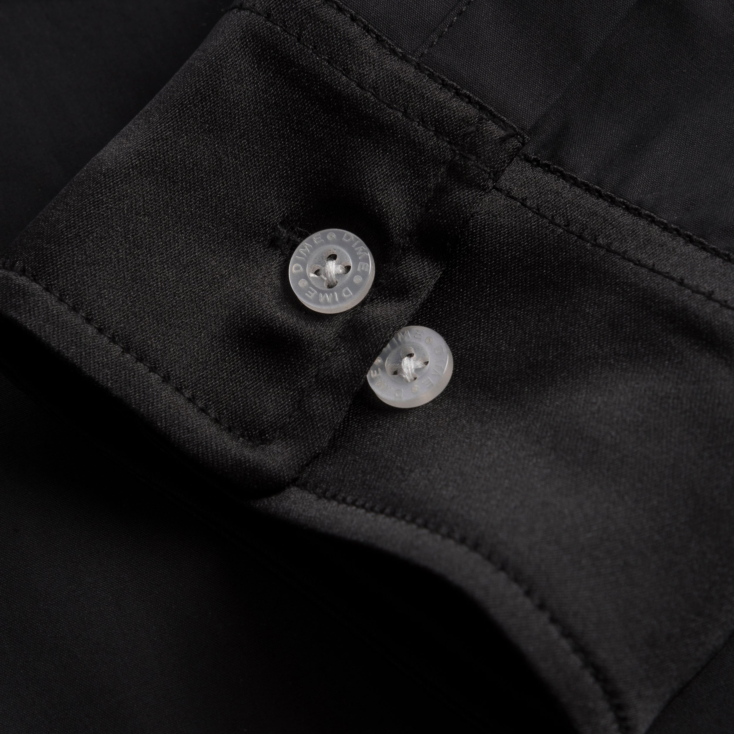 Dime Button Up Shirt - Black