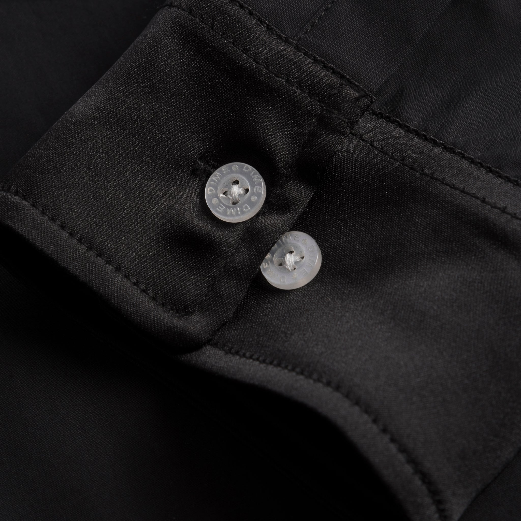 Dime Button Up Shirt - Black - Focus