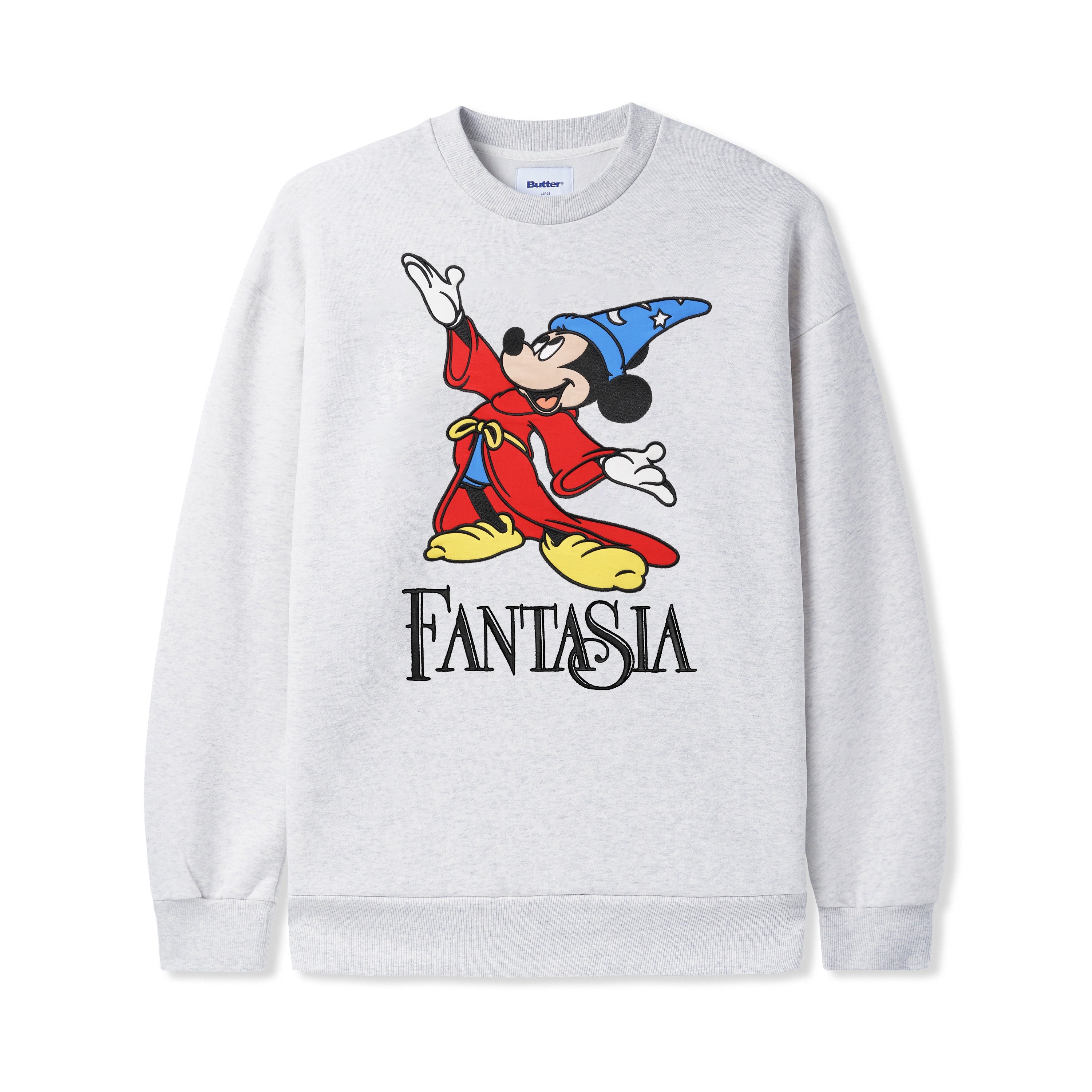Butter Goods x Fantasia Crewneck Sweatshirt - Ash Grey