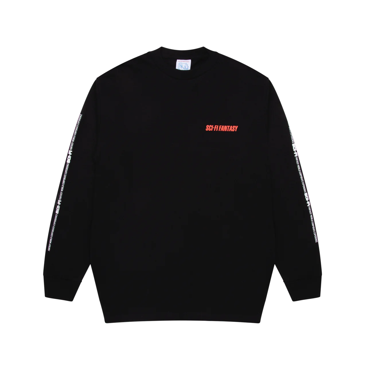 Sci-Fi Fantasy Fantasy World Long Sleeve T-shirt - Black