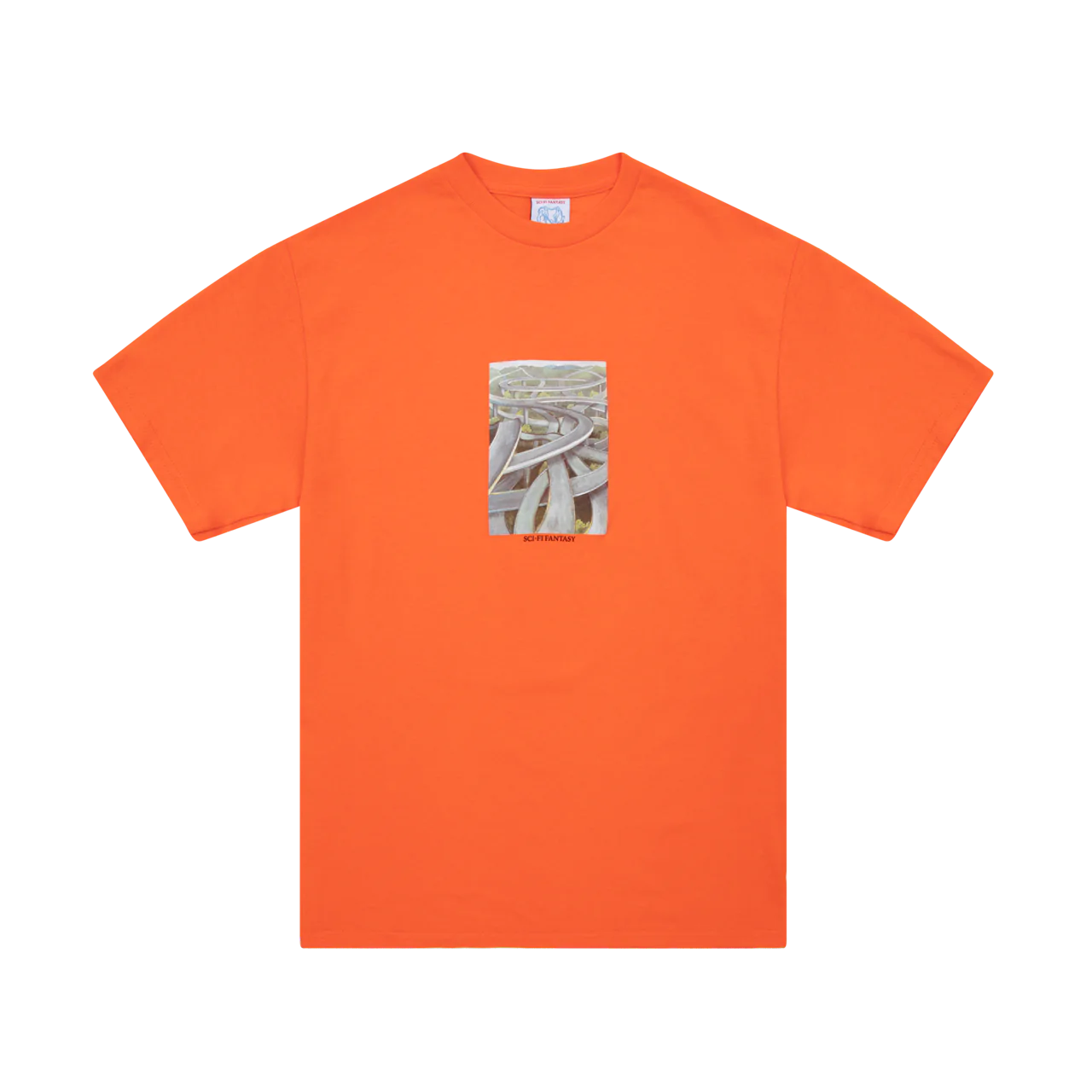 Sci-Fi Fantasy Freeway T-shirt - Orange