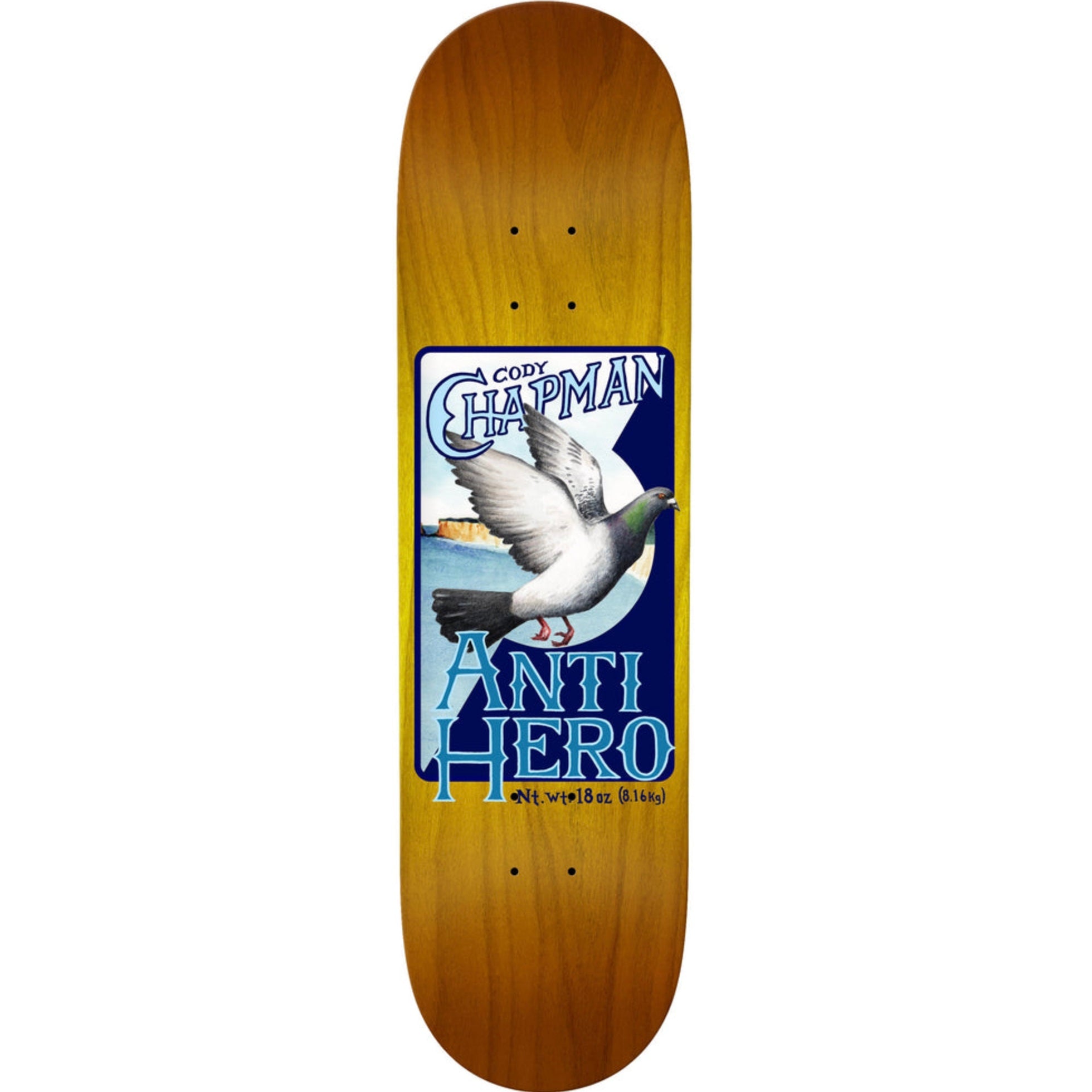 Anti Hero Cody Chapman Homers Deck - 8.32”
