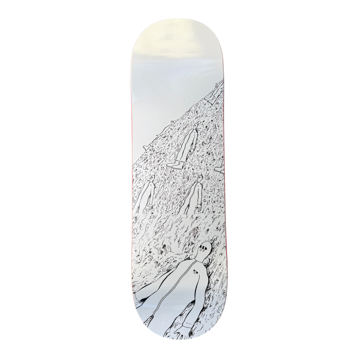 Focus x Meal Deal Stuck Mountaineerer Deck - 9" White