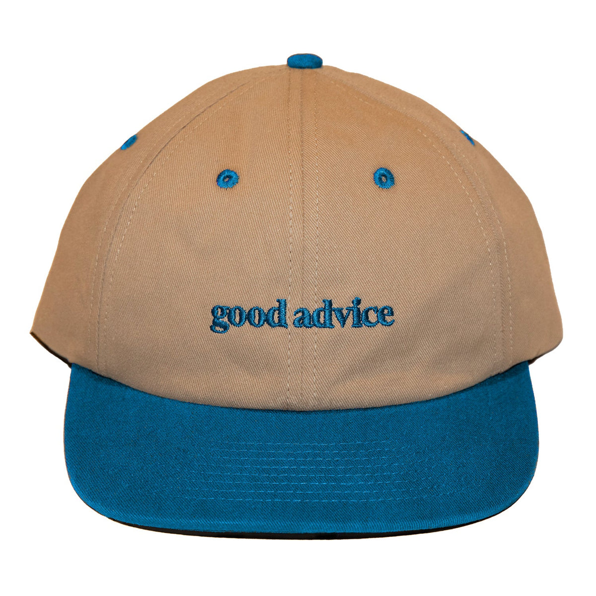 Good Advice Logo Cap - Sand/Navy