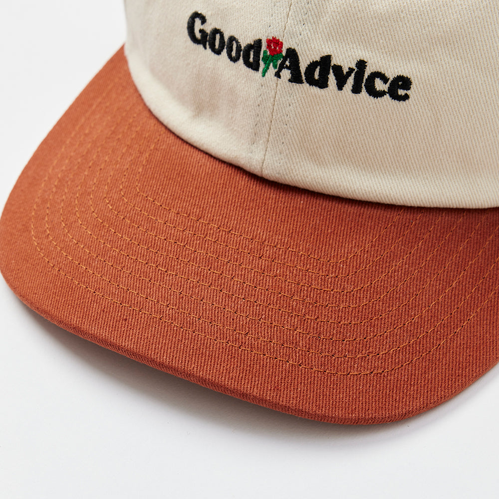 Good Advice Chat Line Cap - Cream/Rust