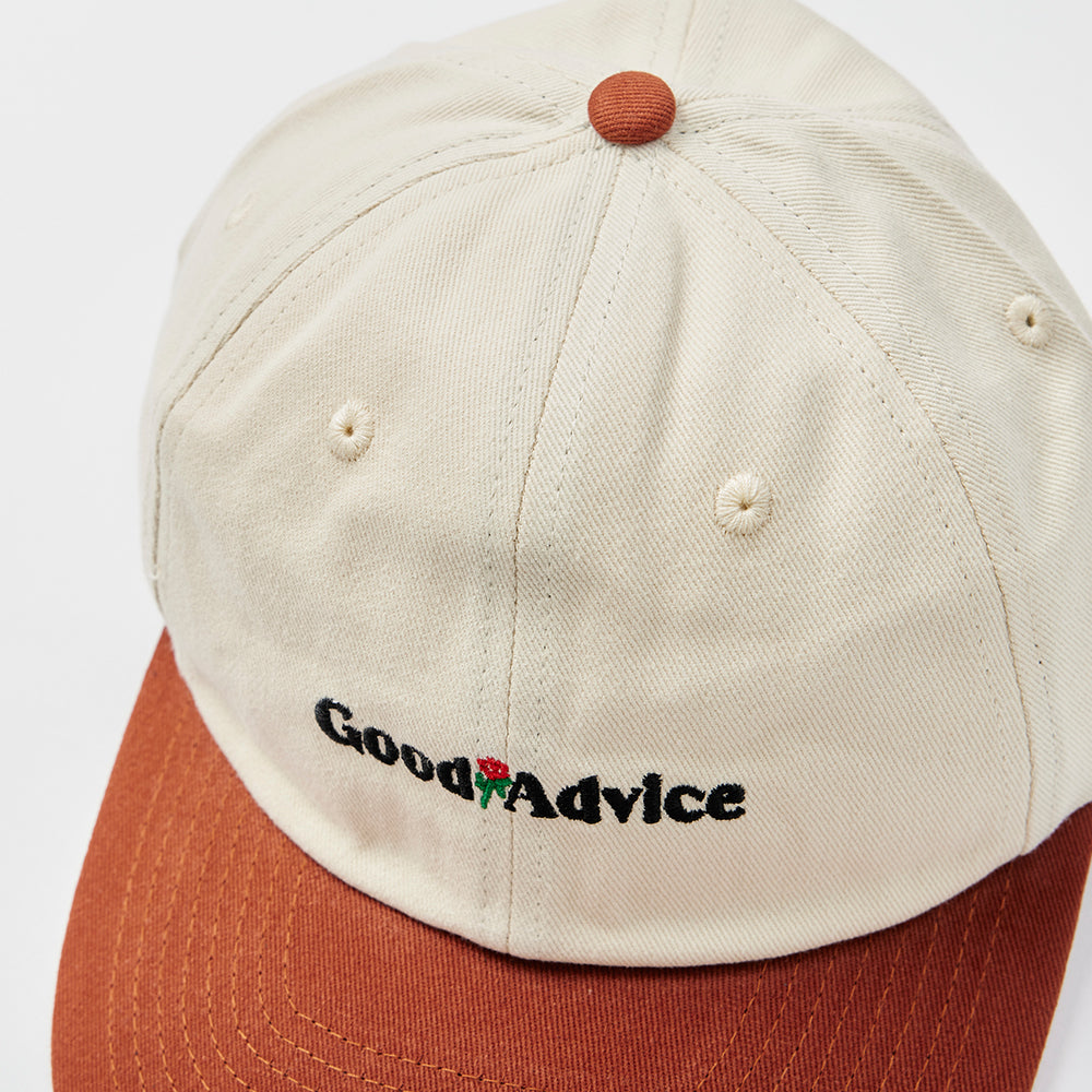 Good Advice Chat Line Cap - Cream/Rust