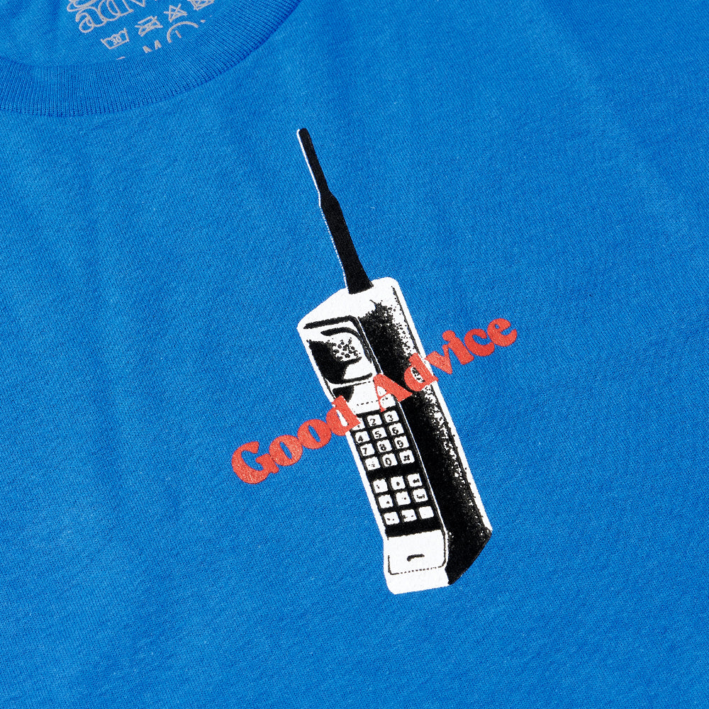 Good Advice Chat Line T-shirt - Royal Blue