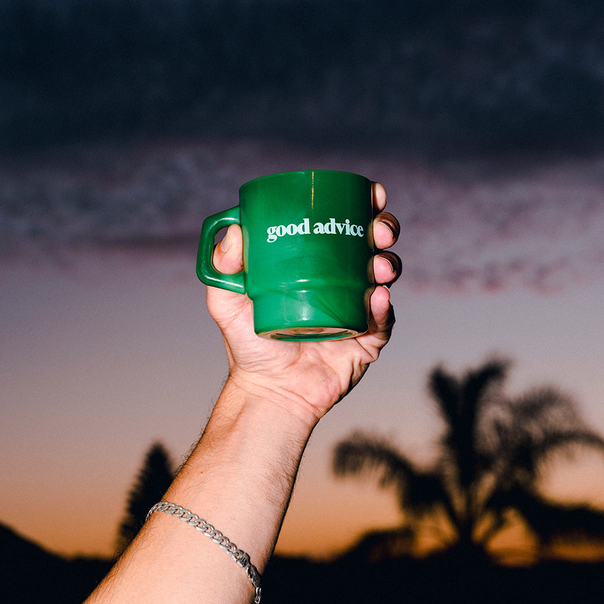 Good Advice Logo Coffee Mug - Green