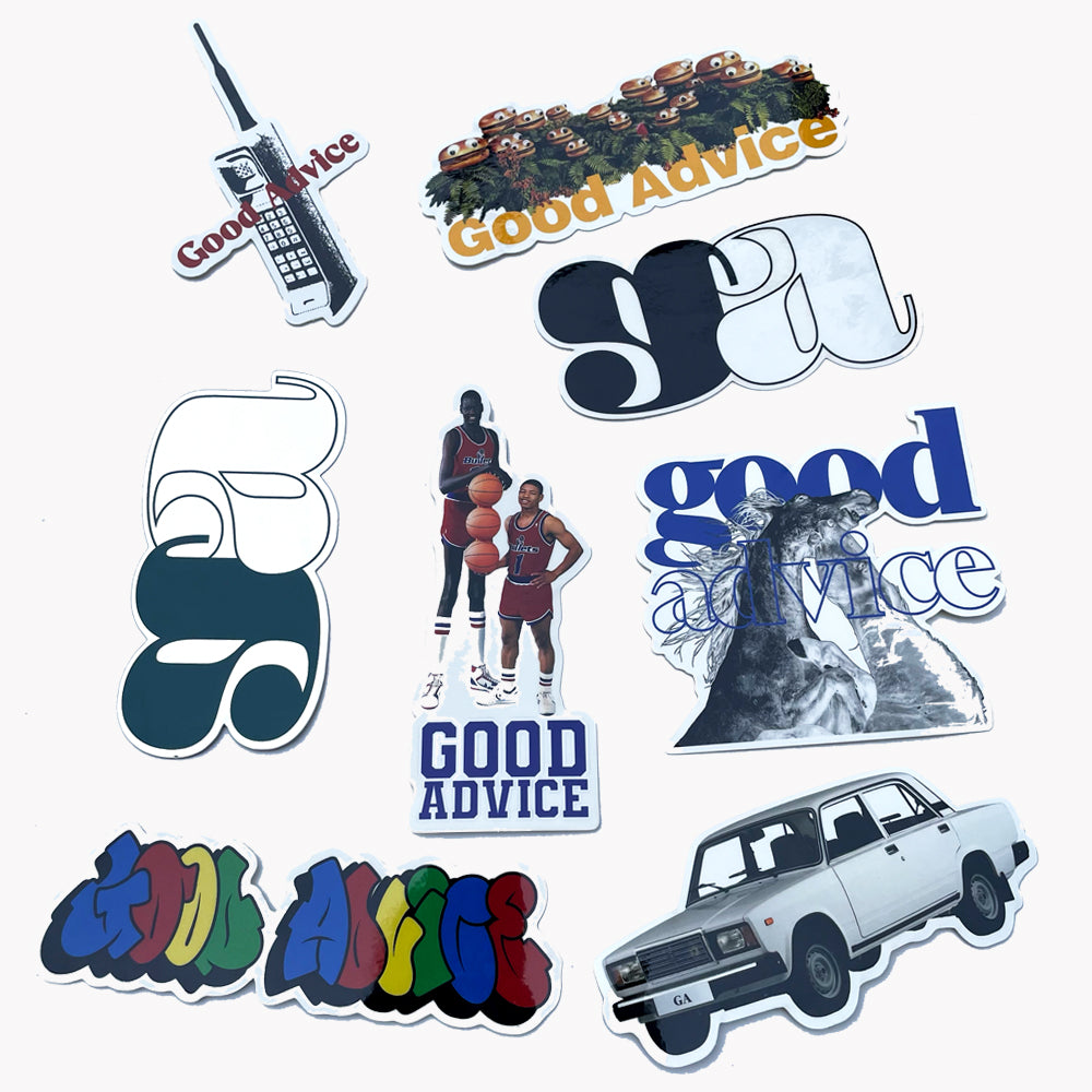 Good Advice Stickers - 8 Pack